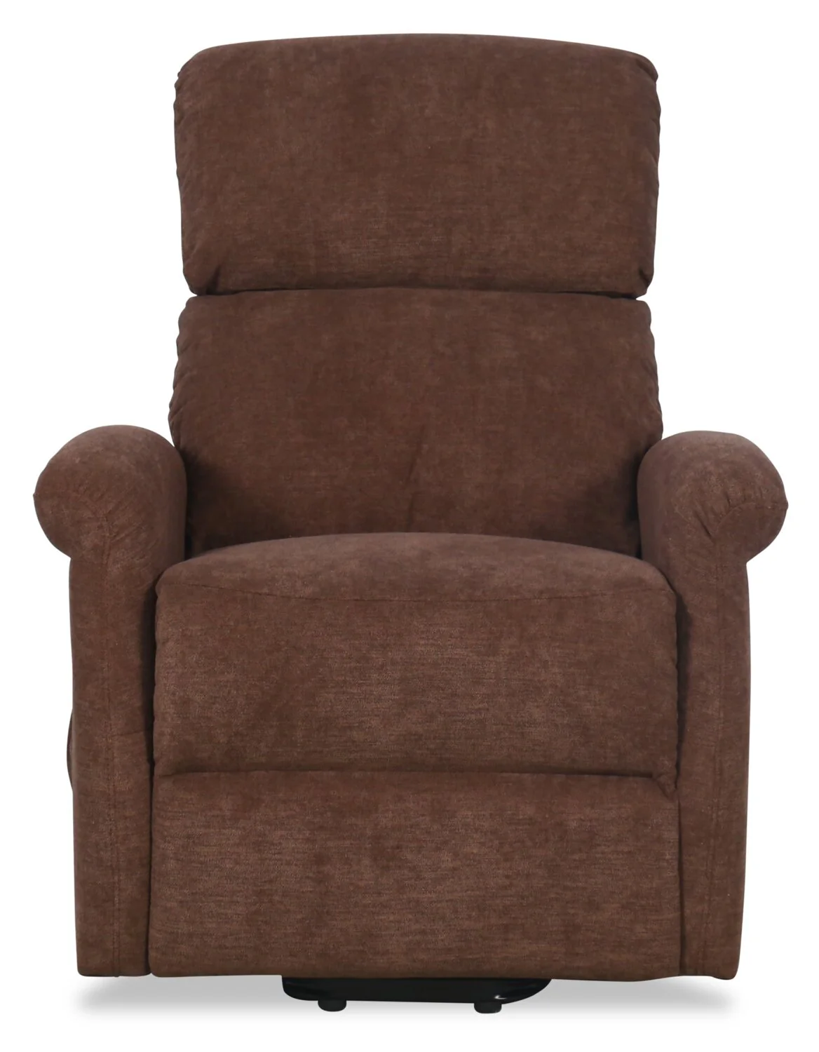 Agosto Chenille Power Lift Reclining Chair - Chocolate - Image 4
