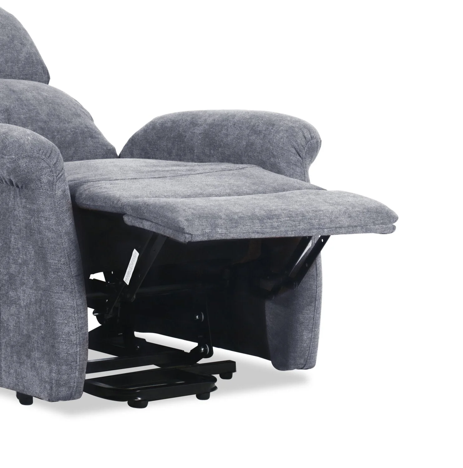 Agosto Chenille Power Lift Reclining Chair - Grey - Image 8