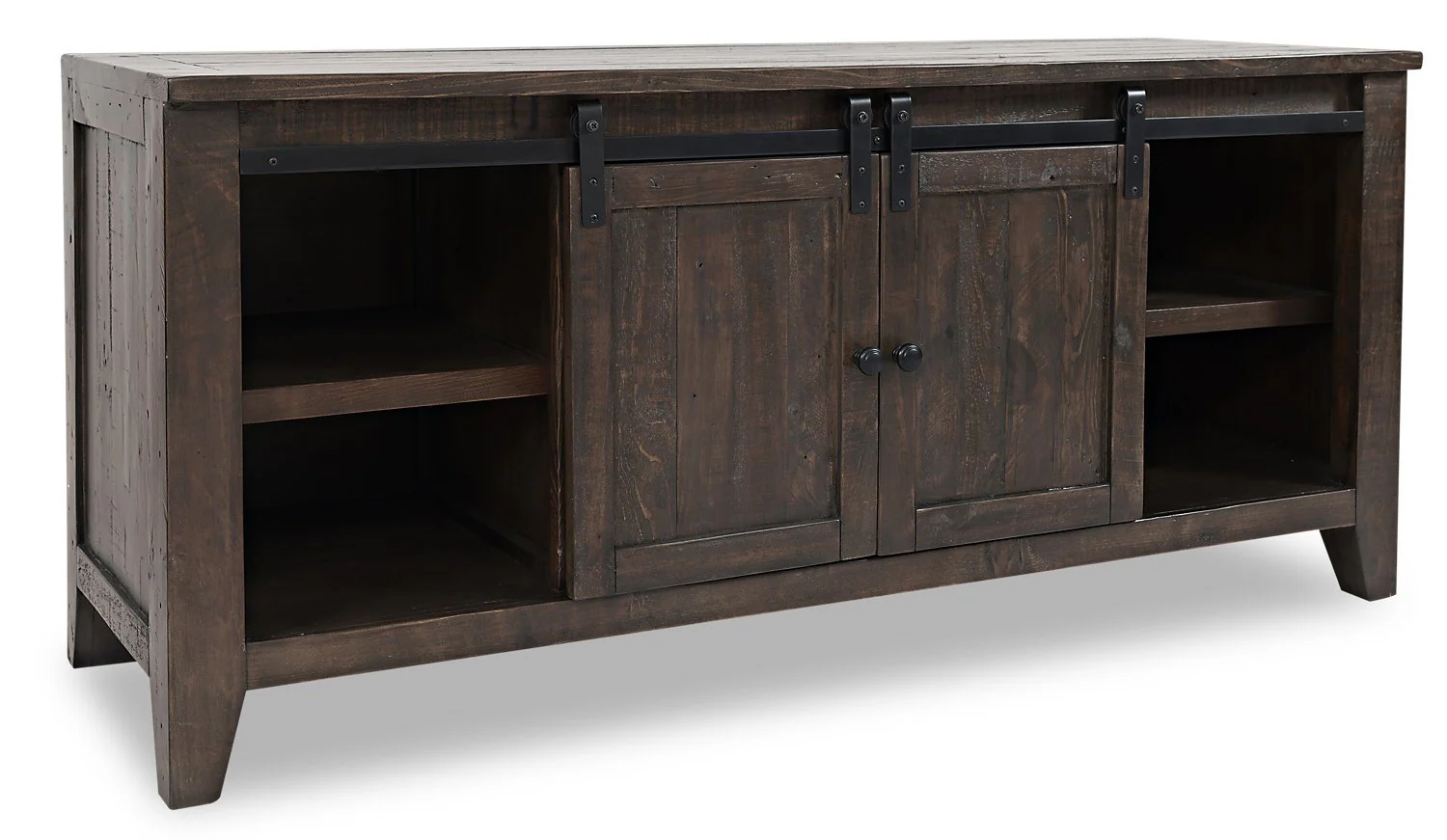 Ahna 60" Barn Door TV Stand - Brown - Image 2