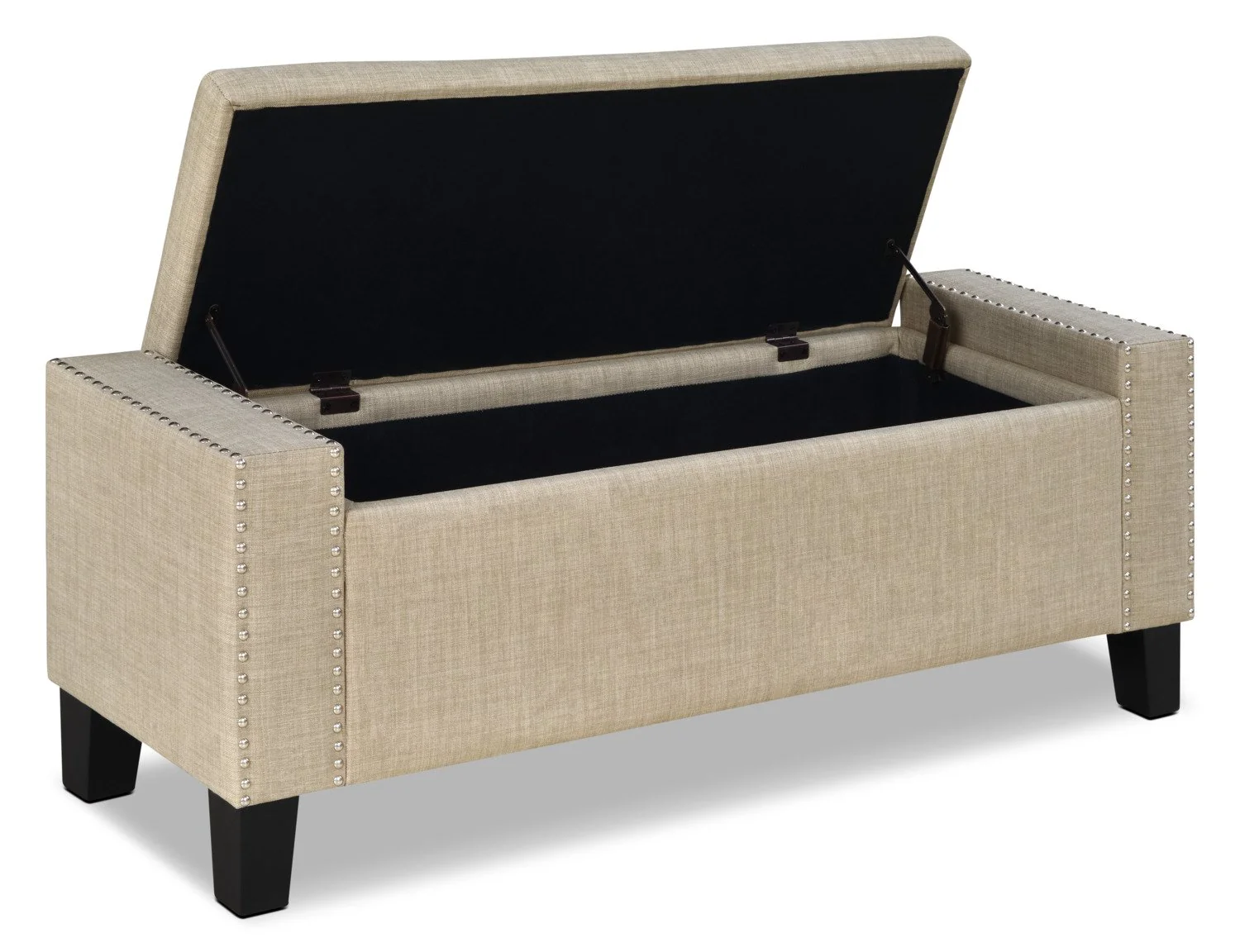 Alistair Storage Ottoman - Beige - Image 3