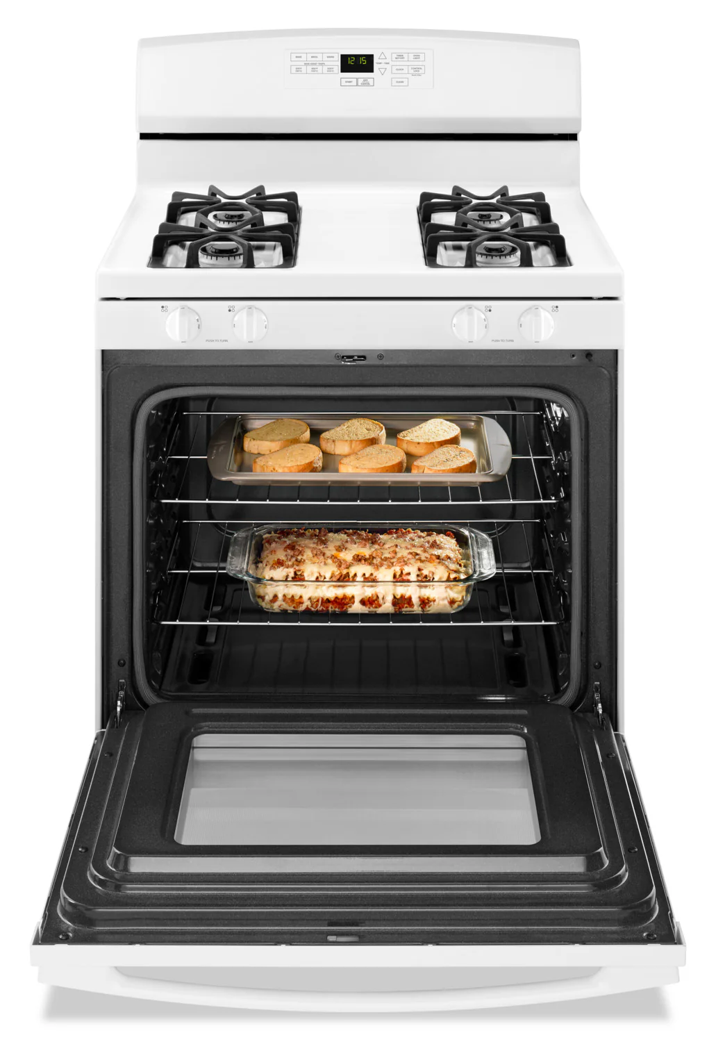 Amana 5.0 Cu. Ft. Freestanding Gas Range with Self-Clean - AGR6603SFW - Image 2