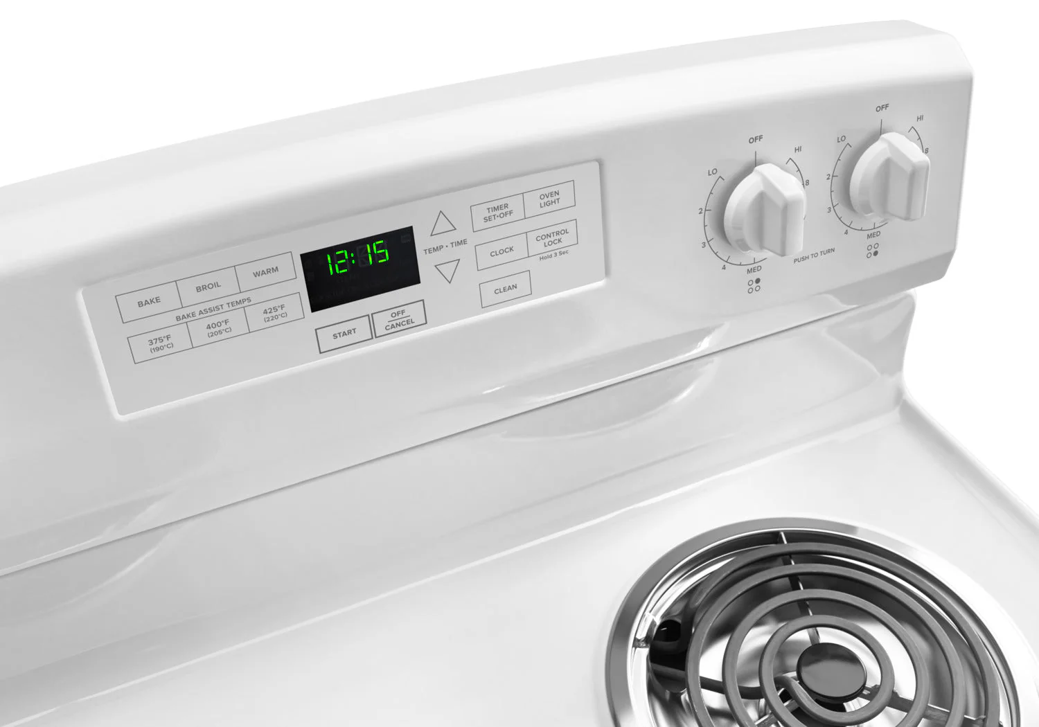 Amana White Freestanding Electric Range (4.8 Cu. Ft.) - YACR4503SFW - Image 4
