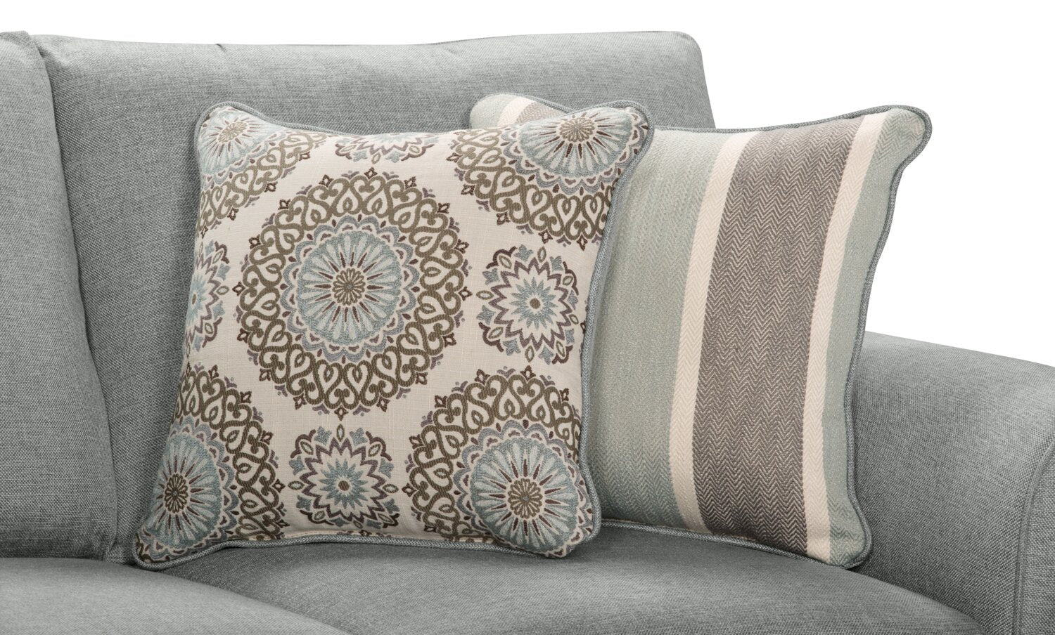 Amara Fabric Sofa - Mist - Image 7