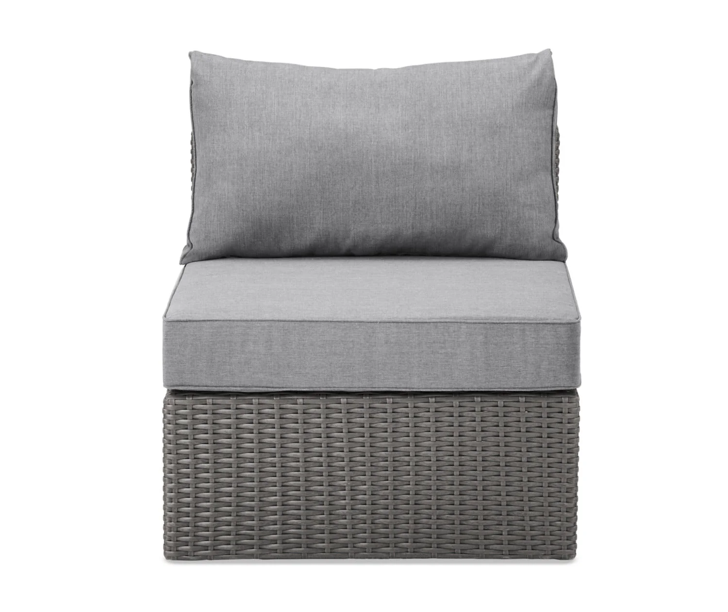 Anegada Armless Patio Chair with Storage - Image 2