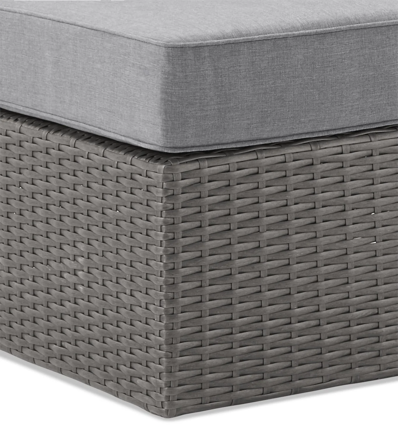 Anegada Armless Patio Chair with Storage - Image 4