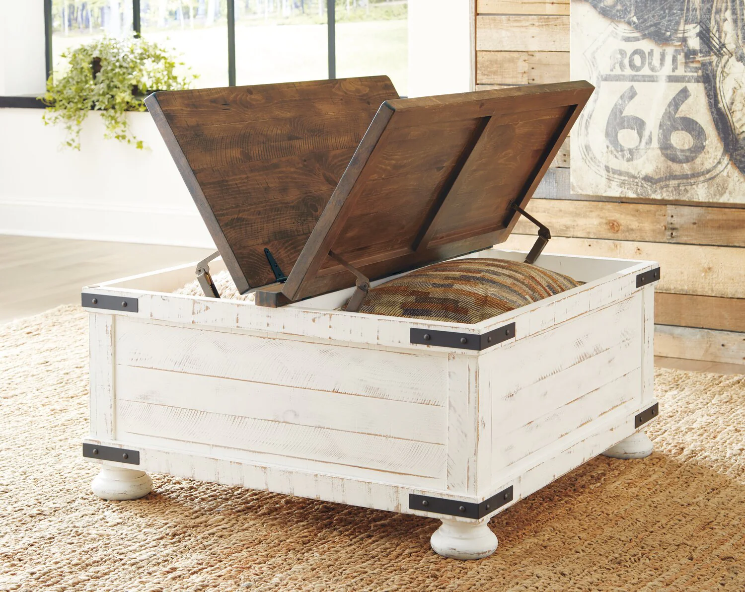 Archie Coffee Table with Storage - Image 2