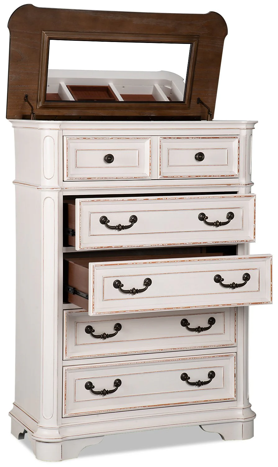 Aurelia Chest with Lift-Top - Antique White - Image 4