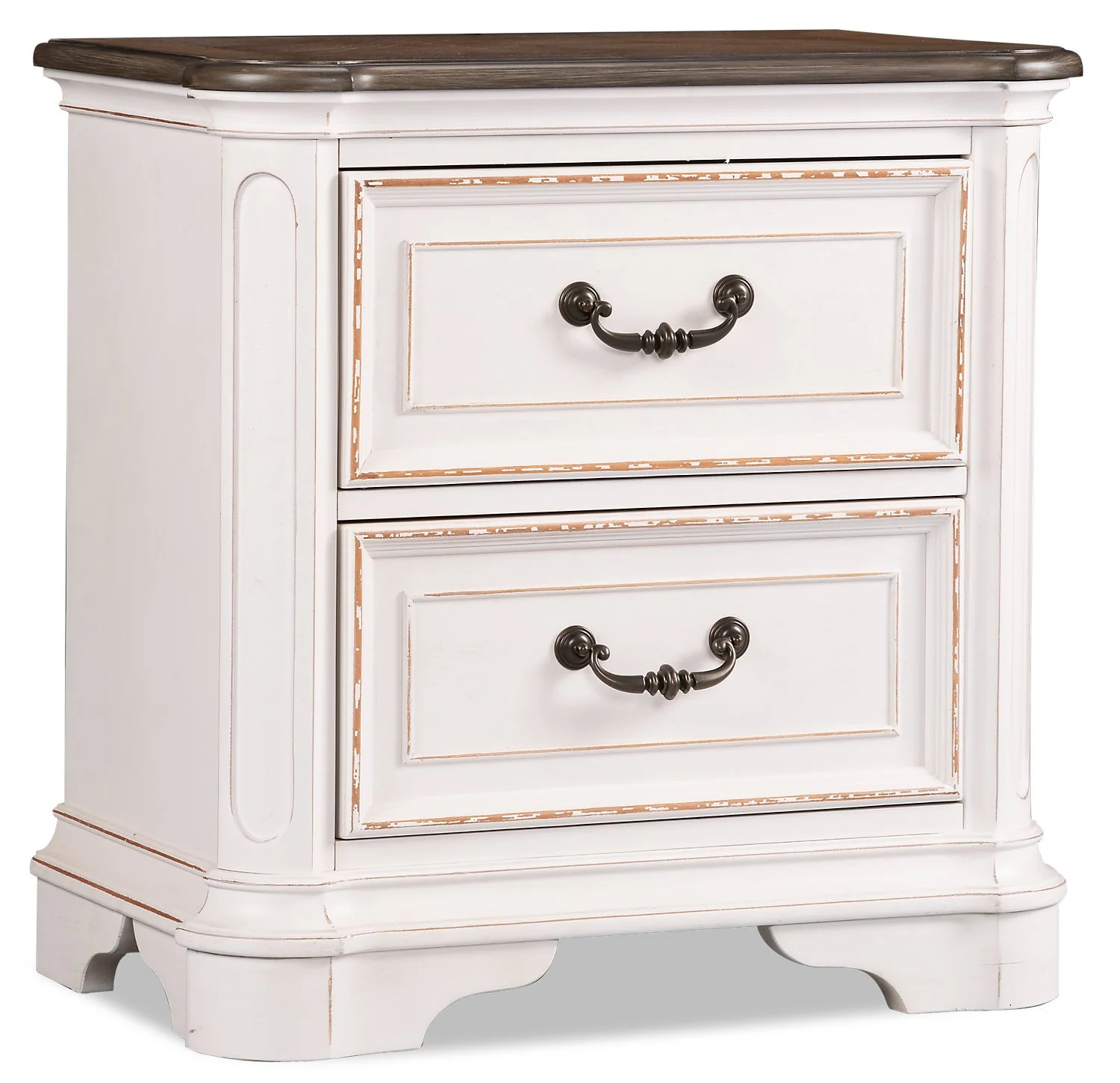 Aurelia Night Table - Antique White