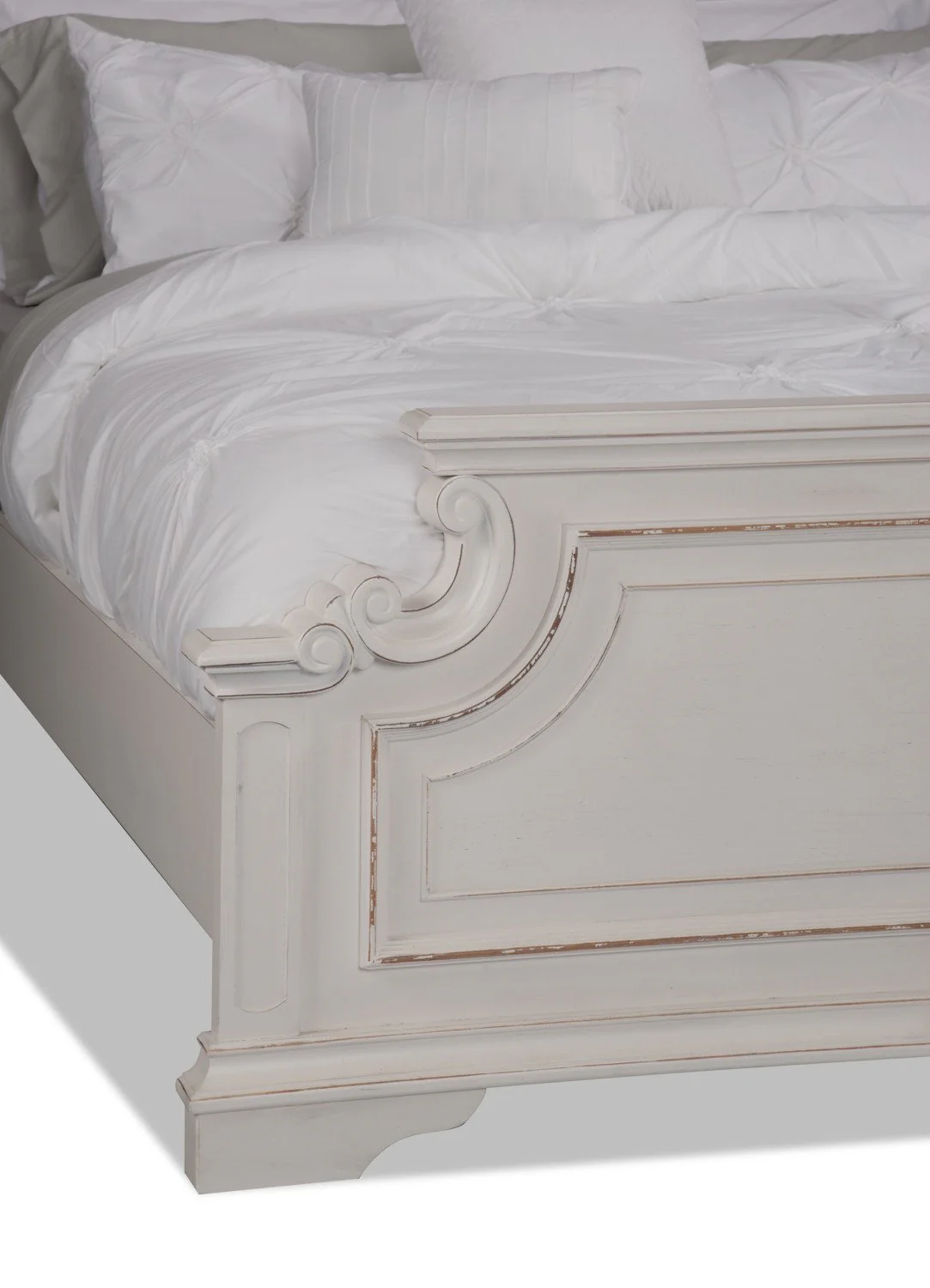 Aurelia Queen Bed - Antique White - Image 4