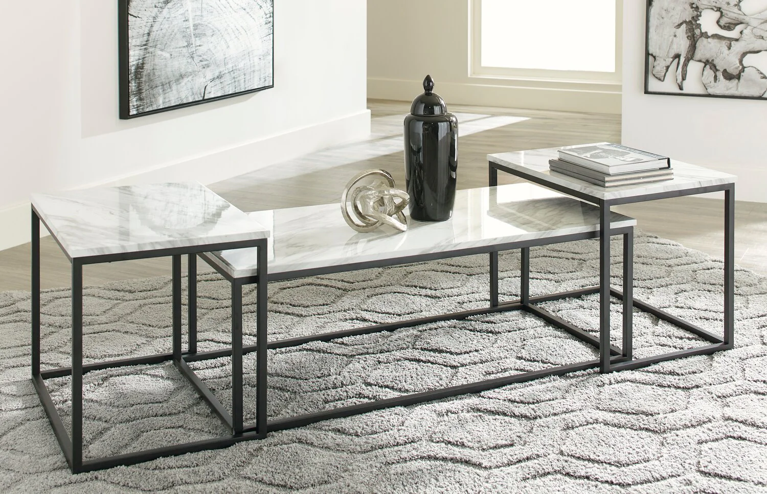 Bagley 3-Piece Coffee and Two End Tables Package - Image 7