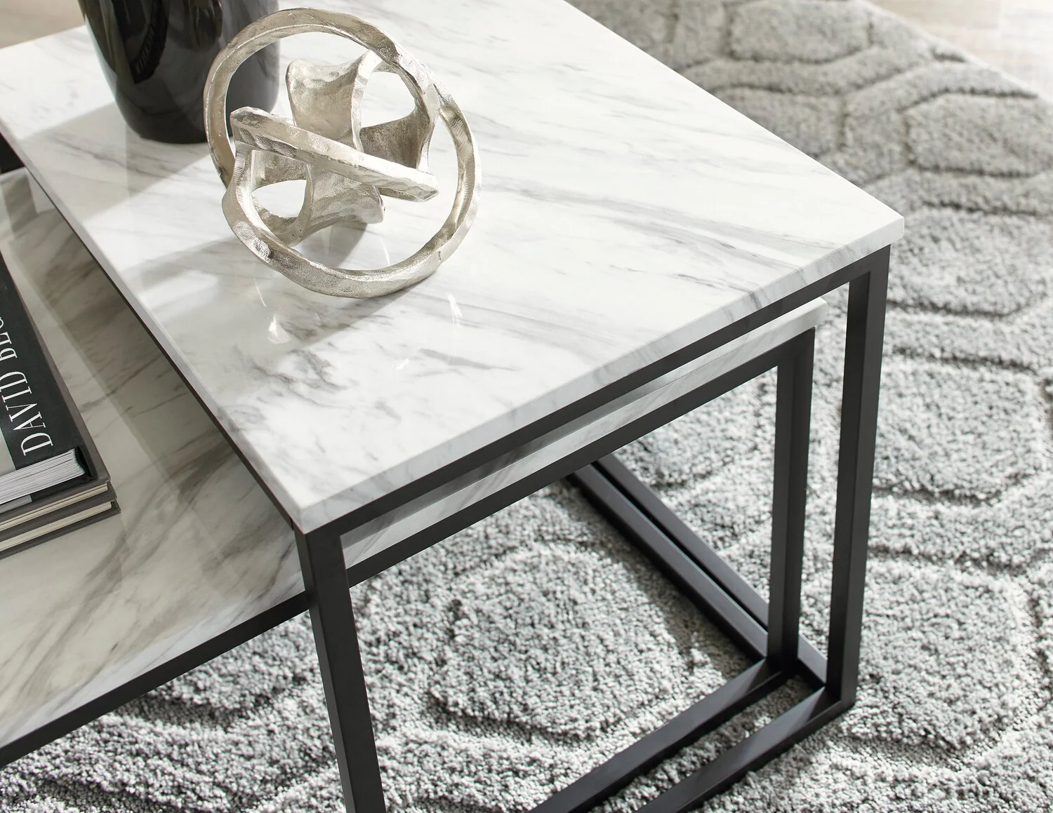 Bagley 3-Piece Coffee and Two End Tables Package - Image 9