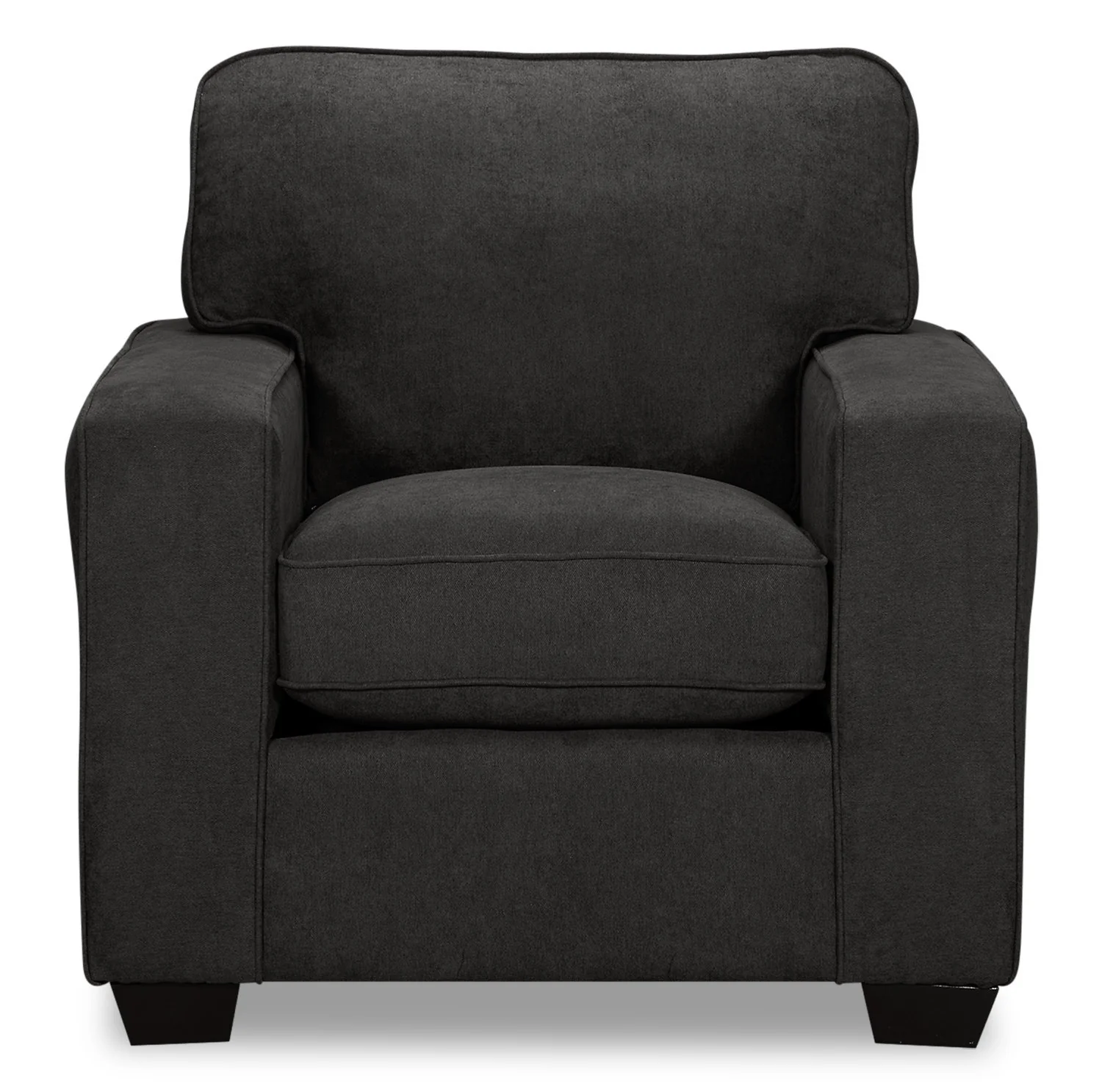 Bayham Chenille Chair - Grey - Image 2