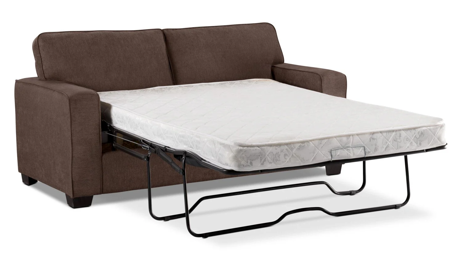 Bayham Chenille Full-Size Sofa Bed - Mocha - Image 2