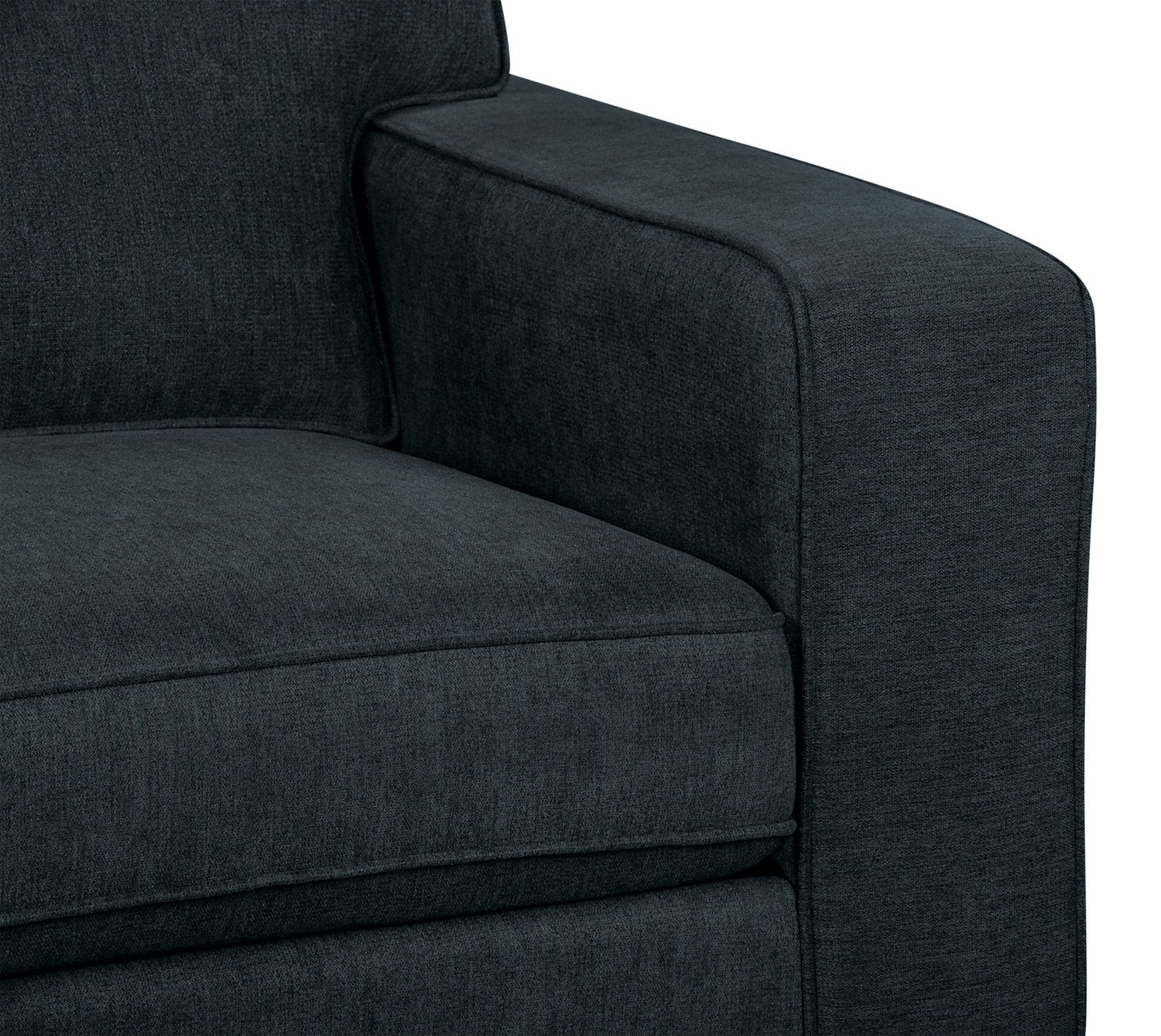Bayham Chenille Full-Size Sofa Bed - Navy - Image 3