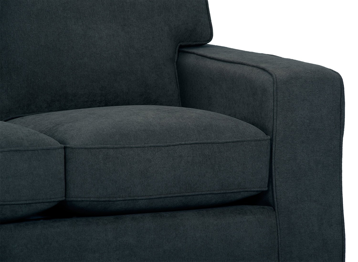 Bayham Chenille Loveseat - Navy - Image 4