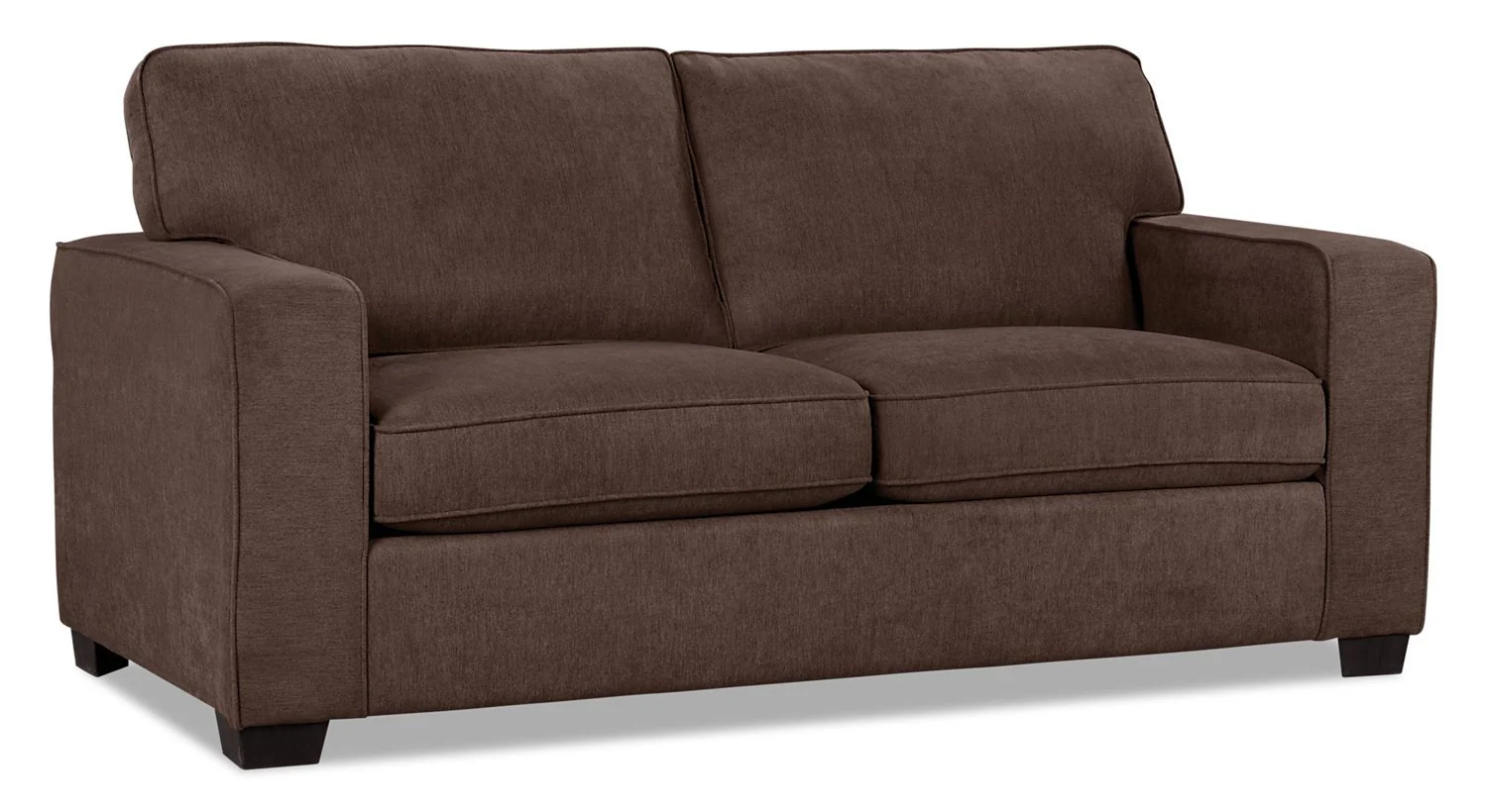Bayham Chenille Twin-Size Sofa Bed - Mocha - Image 2