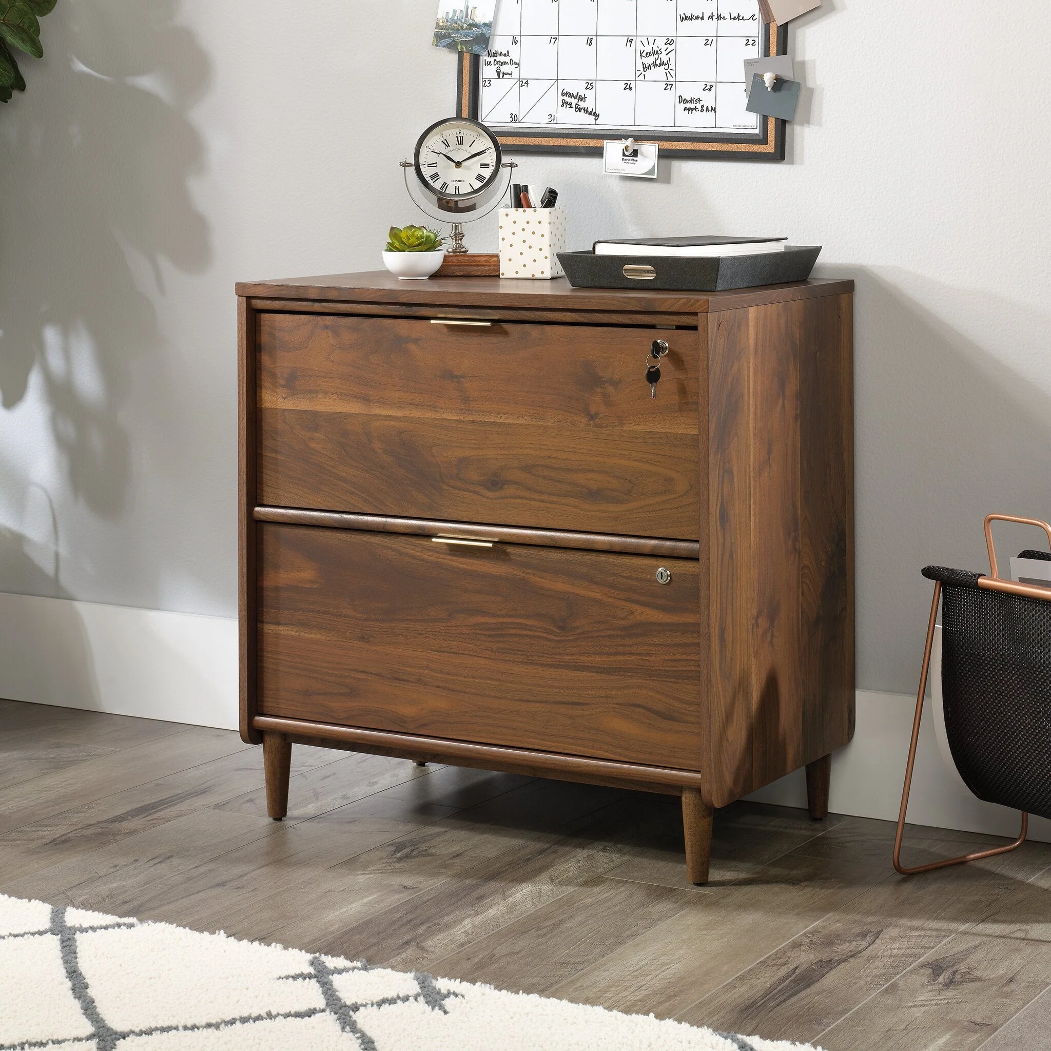 Beacon Hill Commercial Grade Filing Cabinet - Grand Walnut - Image 8