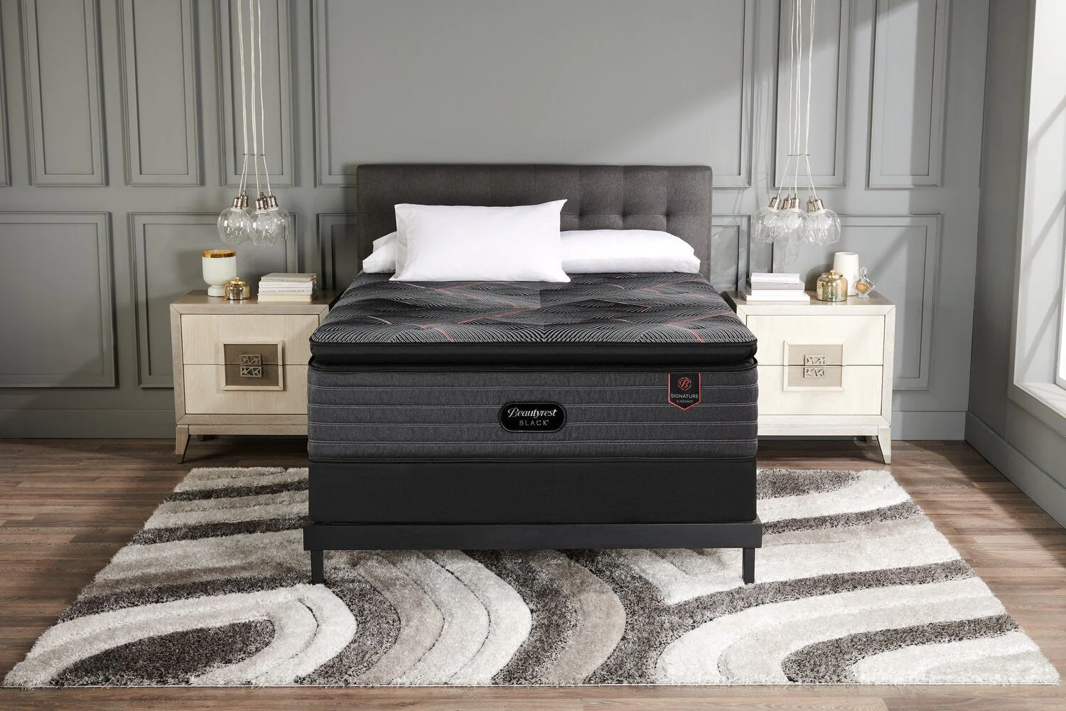 Beautyrest® Black Signature Low-Profile King Boxspring Set - Image 4