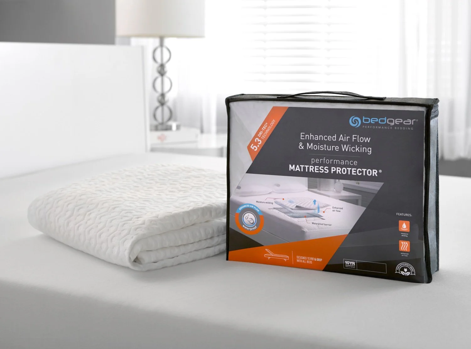 Bedgear™ Dri-Tec® 5.3 Performance Queen Mattress Protector - Image 3