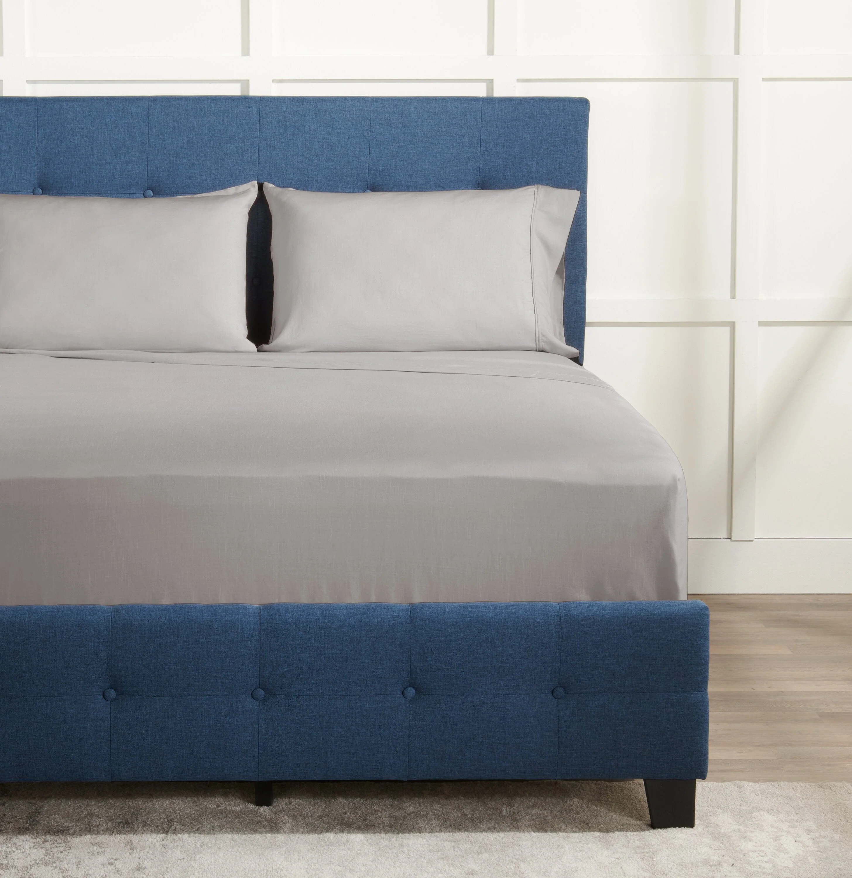 BEDGEAR Hyper-Linen™ Performance 4-Piece King Sheet Set - Light Grey - Image 2
