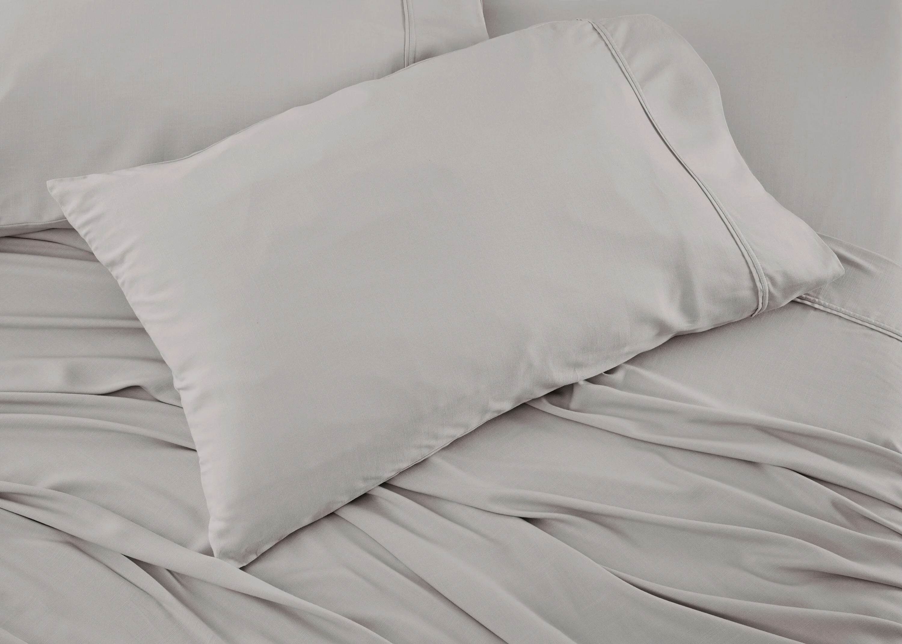 BEDGEAR Hyper-Linen™ Performance 4-Piece King Sheet Set - Light Grey - Image 9
