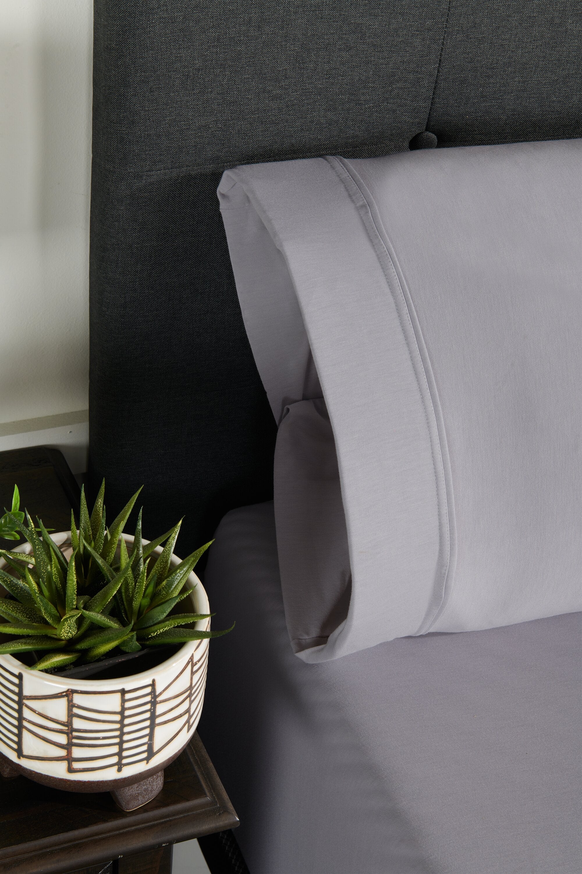 BEDGEAR Hyper-Wool™ Performance 4-Piece King Sheet Set - Light Grey - Image 7