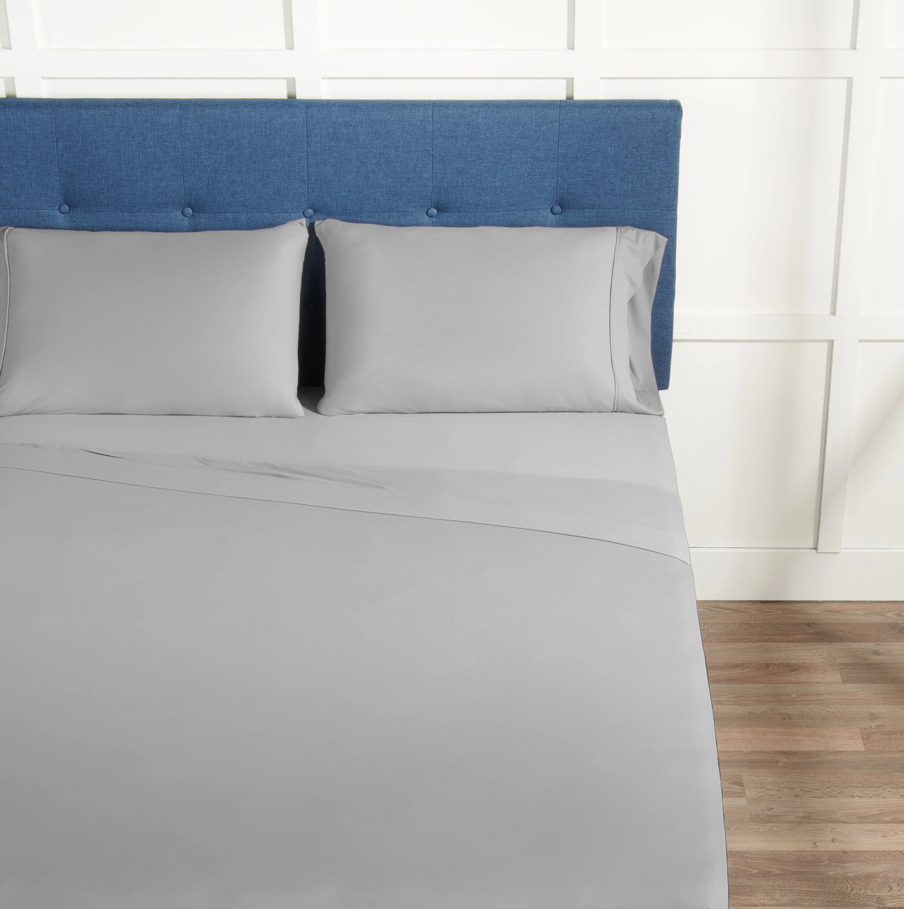 BEDGEAR Ver-Tex™ Performance 4-Piece King Sheet Set - Light Grey - Image 4