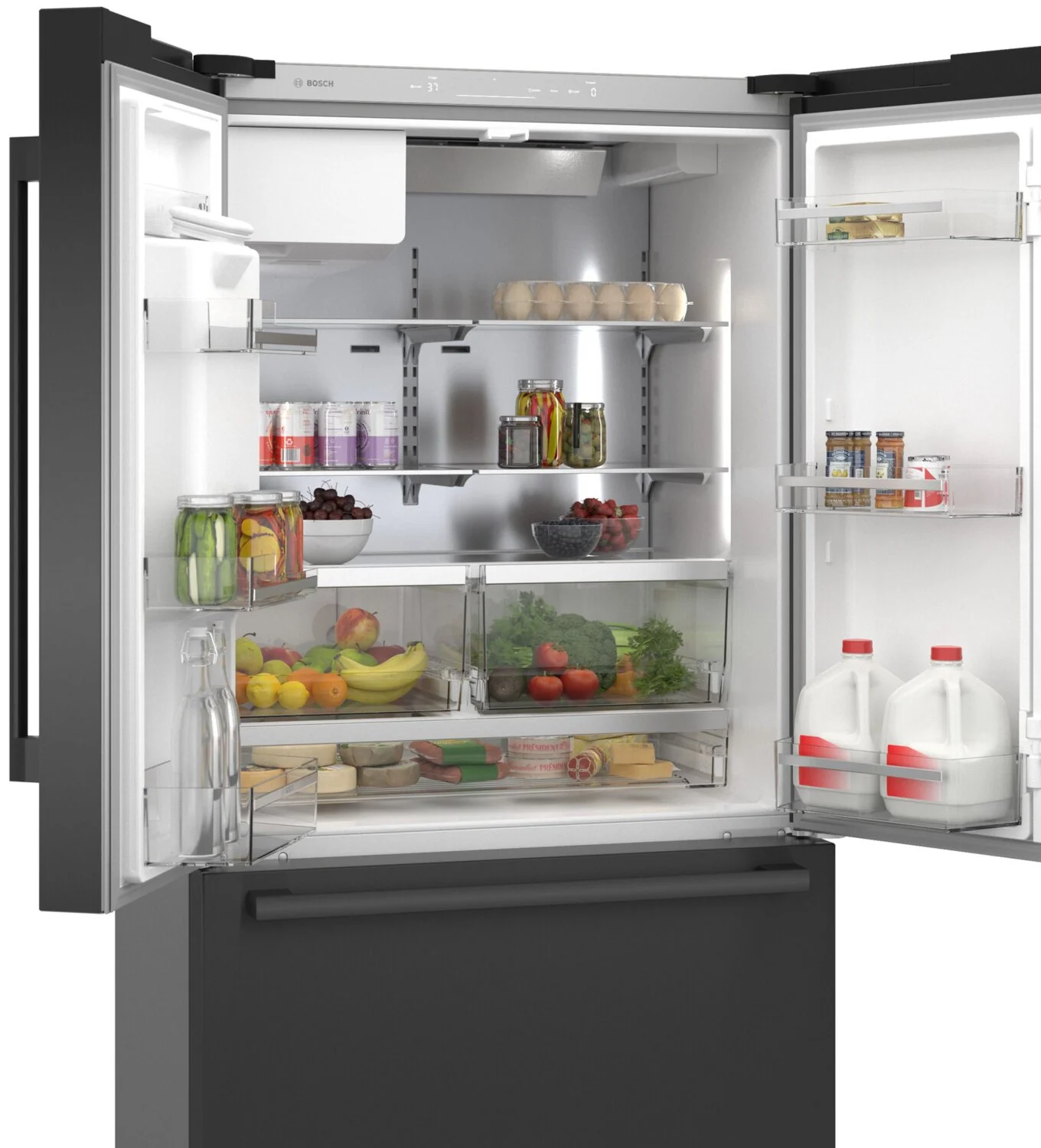 Bosch 21.6 Cu. Ft. Counter-Depth French-Door Refrigerator - B36CD50SNB - Image 4