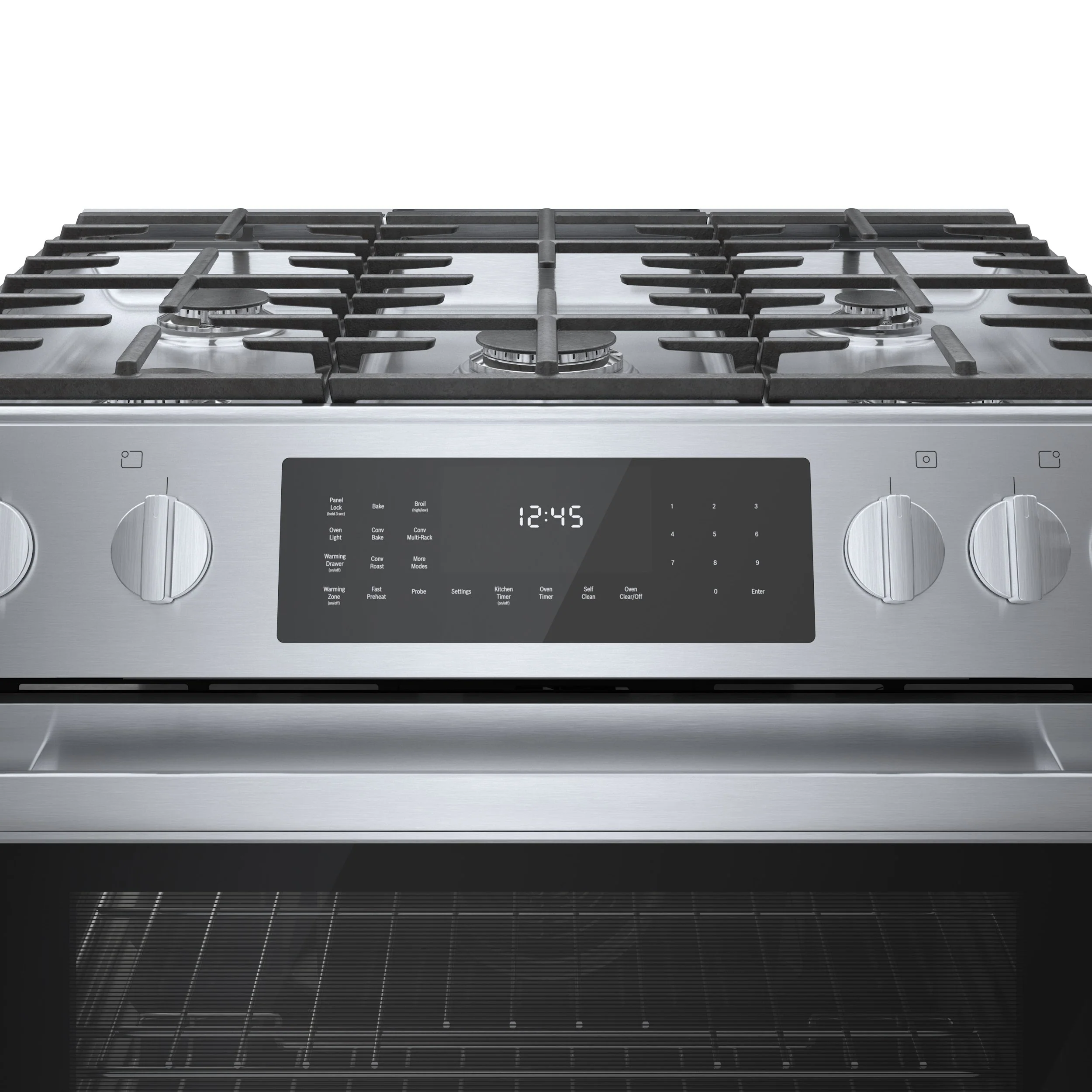 Bosch 30" Stainless Steel Full Gas Slide-In Range - HGI8056UC - Image 2