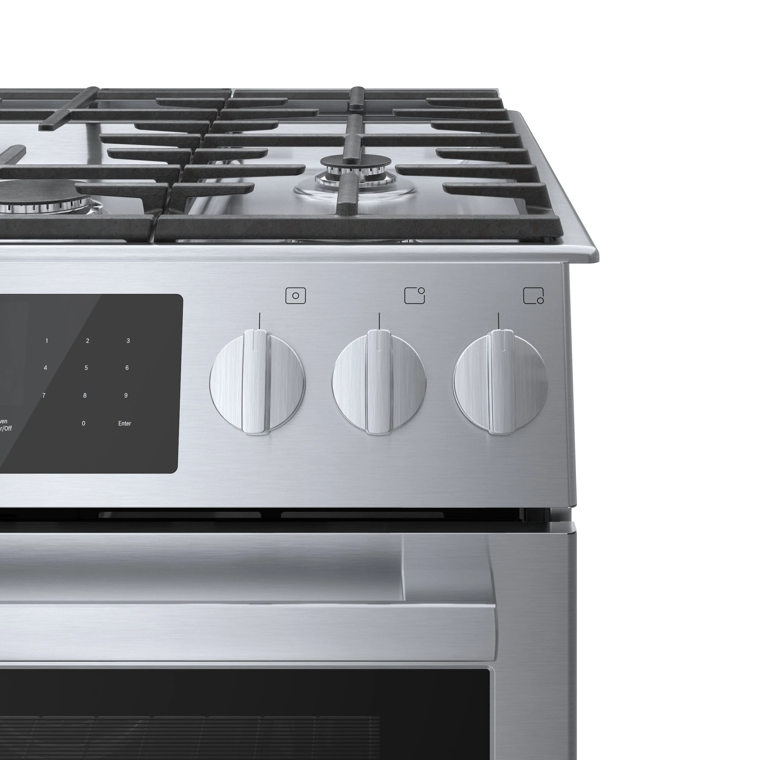 Bosch 30" Stainless Steel Full Gas Slide-In Range - HGI8056UC - Image 4