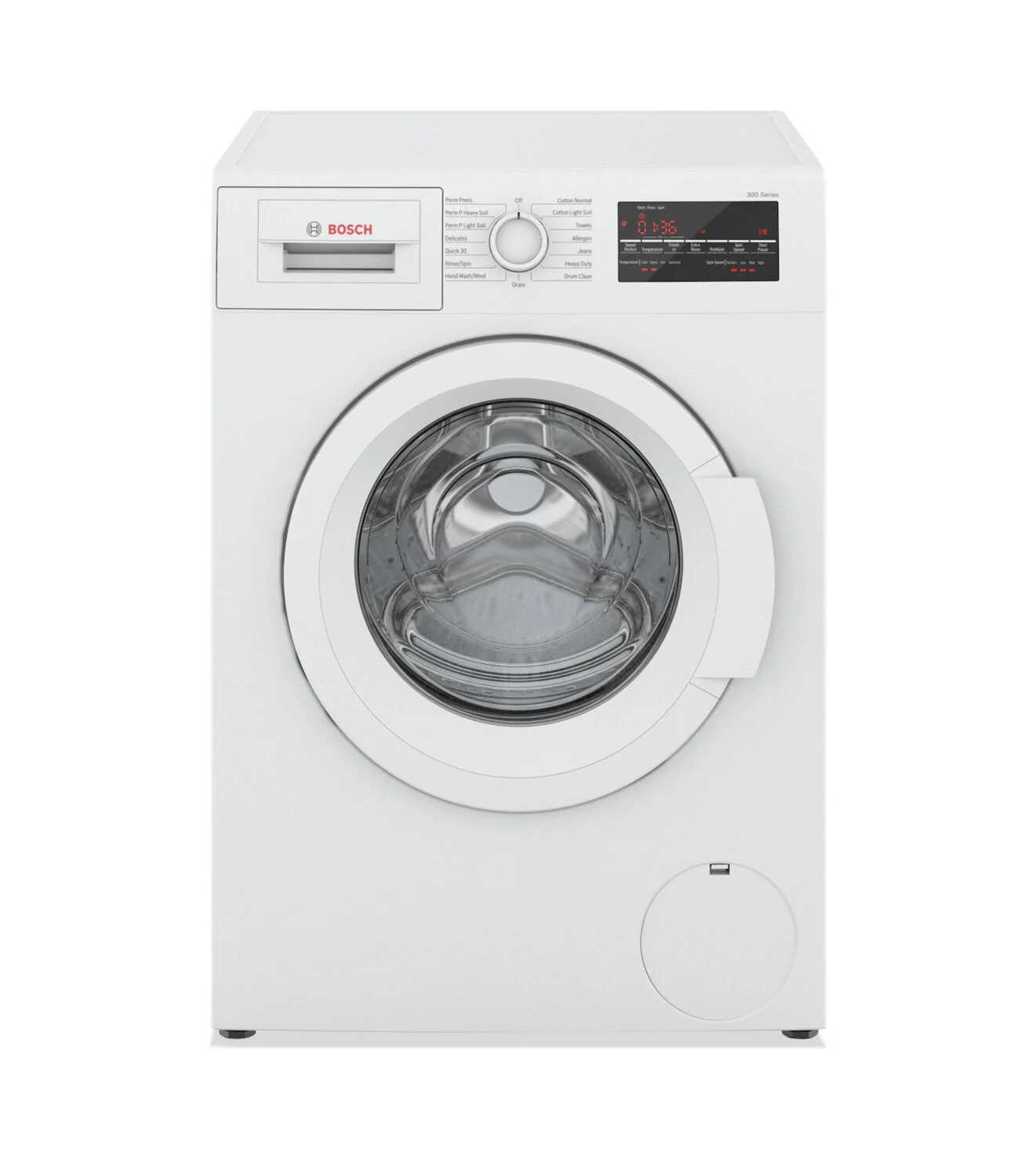Bosch 300 Series 2.2 Cu. Ft. Front-Load Washer and 4 Cu. Ft. Condensation Dryer - WGA12400/WTG86403 - Image 4