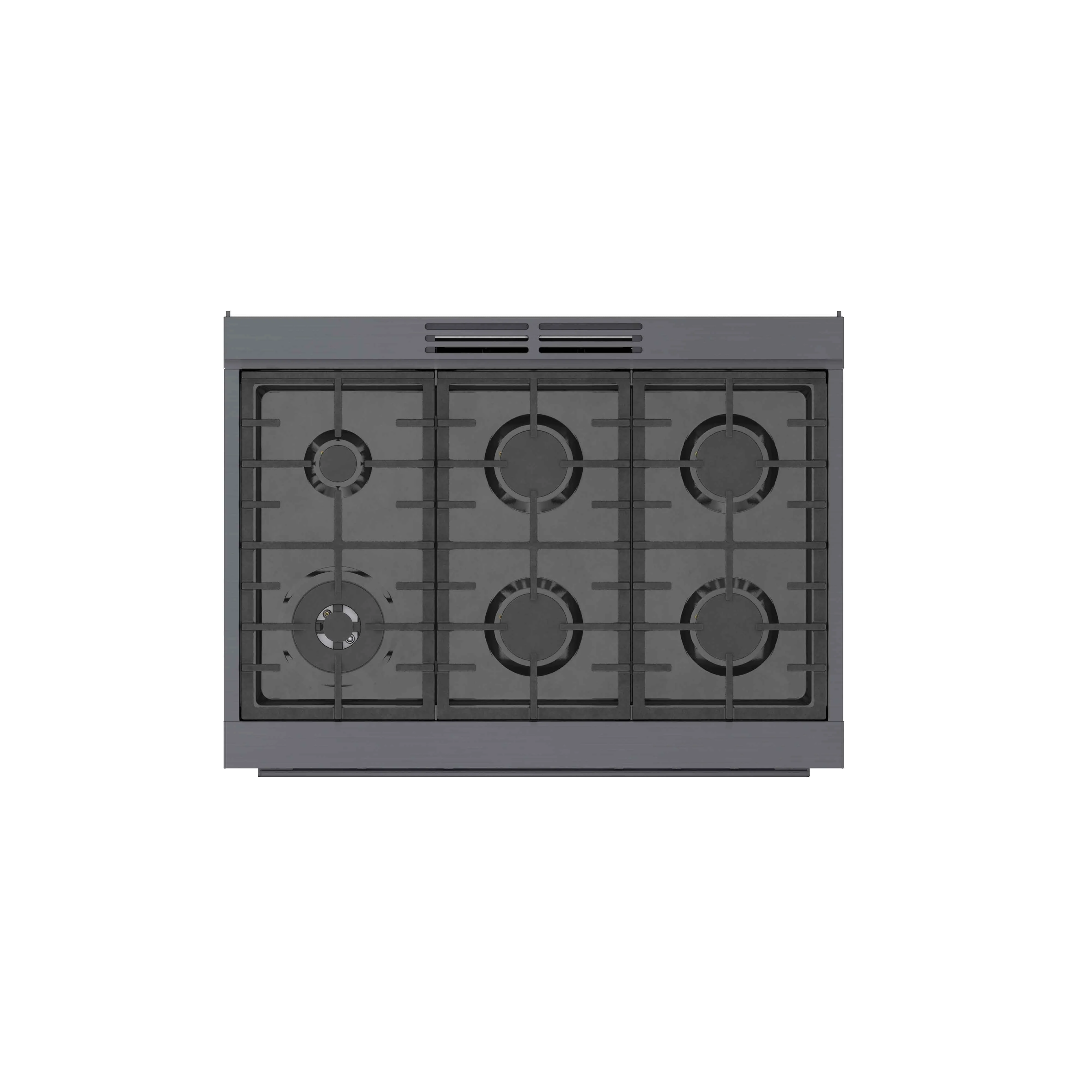 Bosch 36" Industrial Style Gas Range Black Stainless Steel - HGS8645UC - Image 9