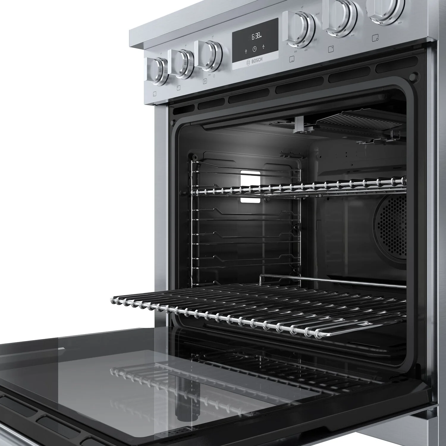 Bosch 800 Series 3.7 Cu. Ft. Industrial-Style Freestanding Gas Range - HGS8055UC - Image 2