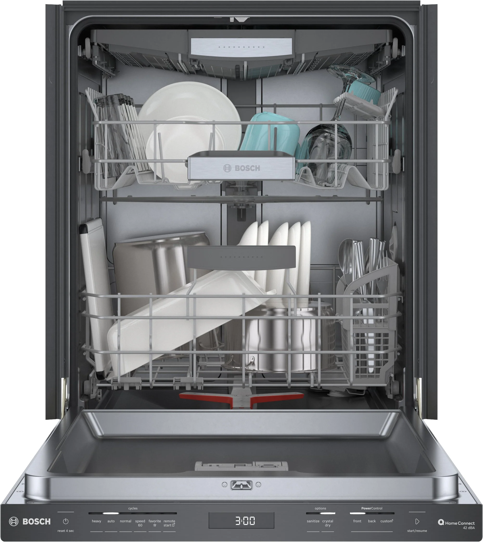 Bosch 800 Series Smart Dishwasher with CrystalDry and Third Rack - SHP78CM4N - Image 10