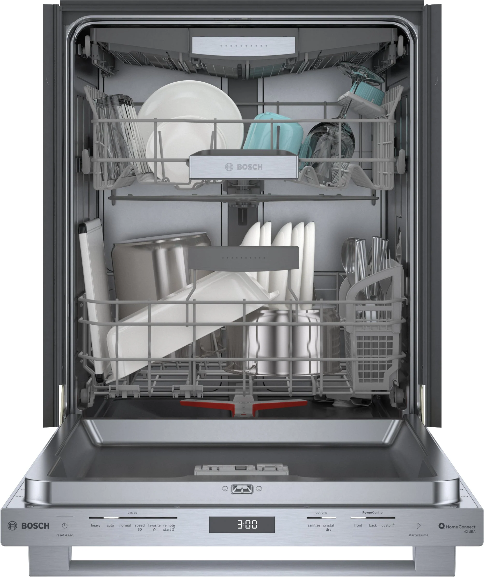 Bosch 800 Series Smart Dishwasher with CrystalDry™ and Third Rack - SHX78CM5N - Image 12