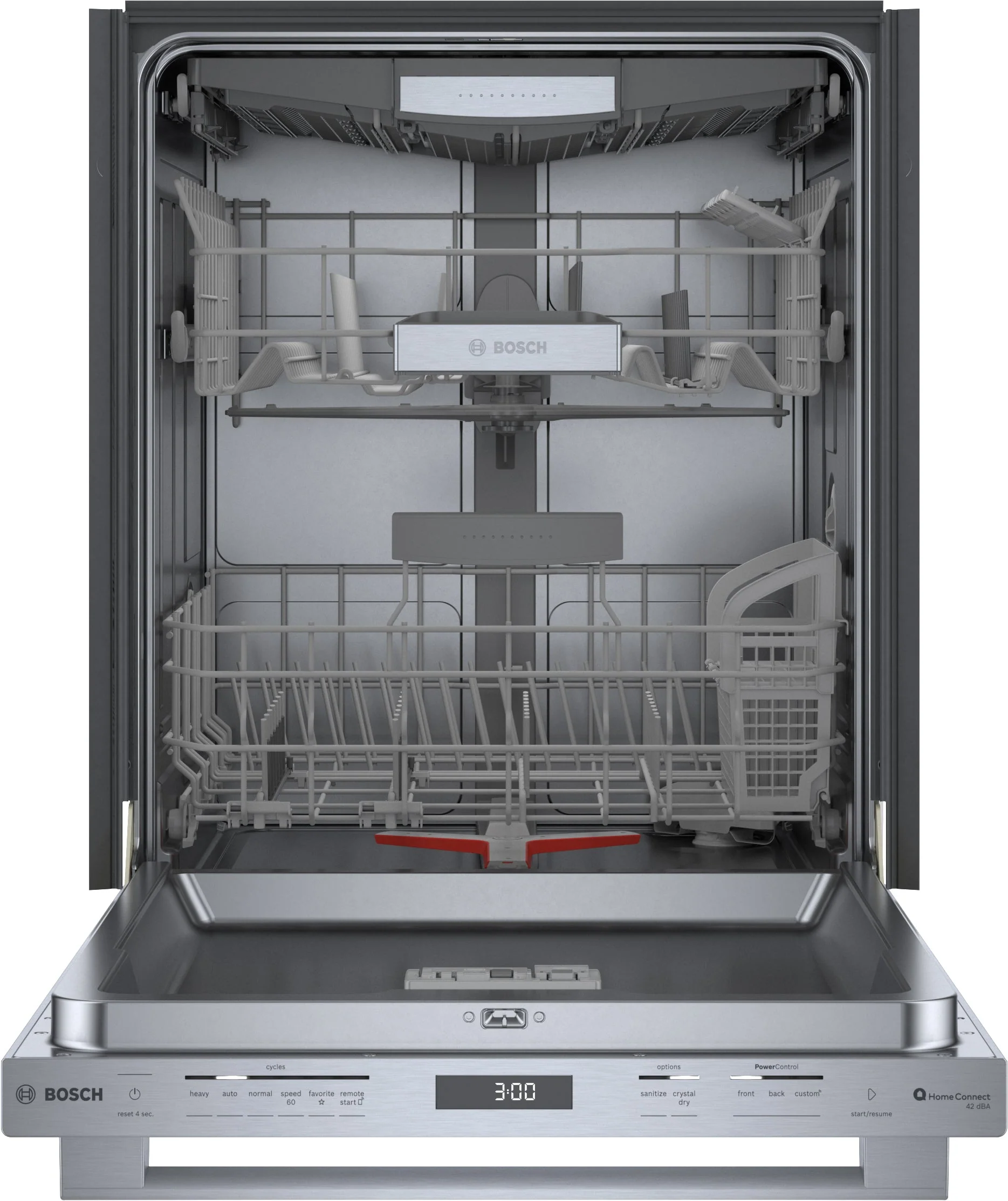 Bosch 800 Series Smart Dishwasher with CrystalDry™ and Third Rack - SHX78CM5N - Image 3