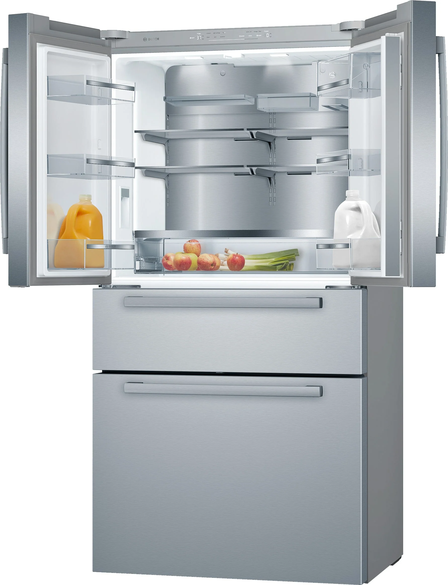 Bosch 800 Series Stainless Steel Counter-Depth 4 Door Refrigerator - B36CL80SNS - Image 2