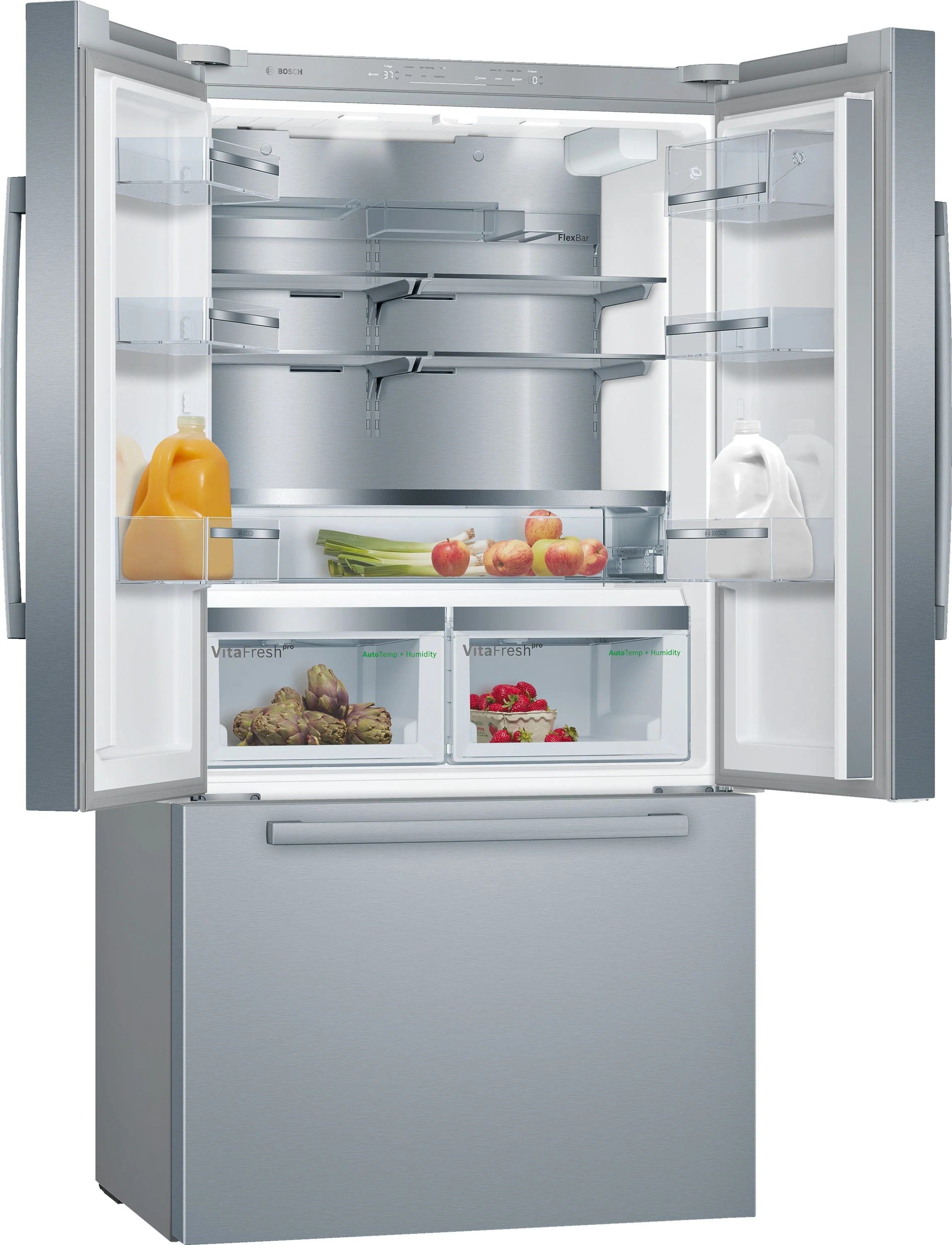 Bosch 800 Series Stainless Steel Counter-Depth French Door Refrigerator - B36CT80SNS - Image 6