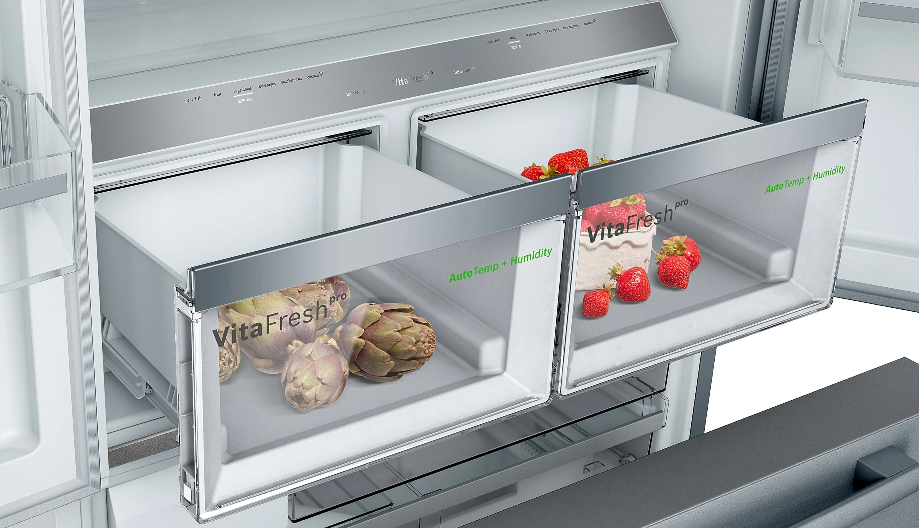 Bosch 800 Series Stainless Steel Counter-Depth French Door Refrigerator - B36CT80SNS - Image 8