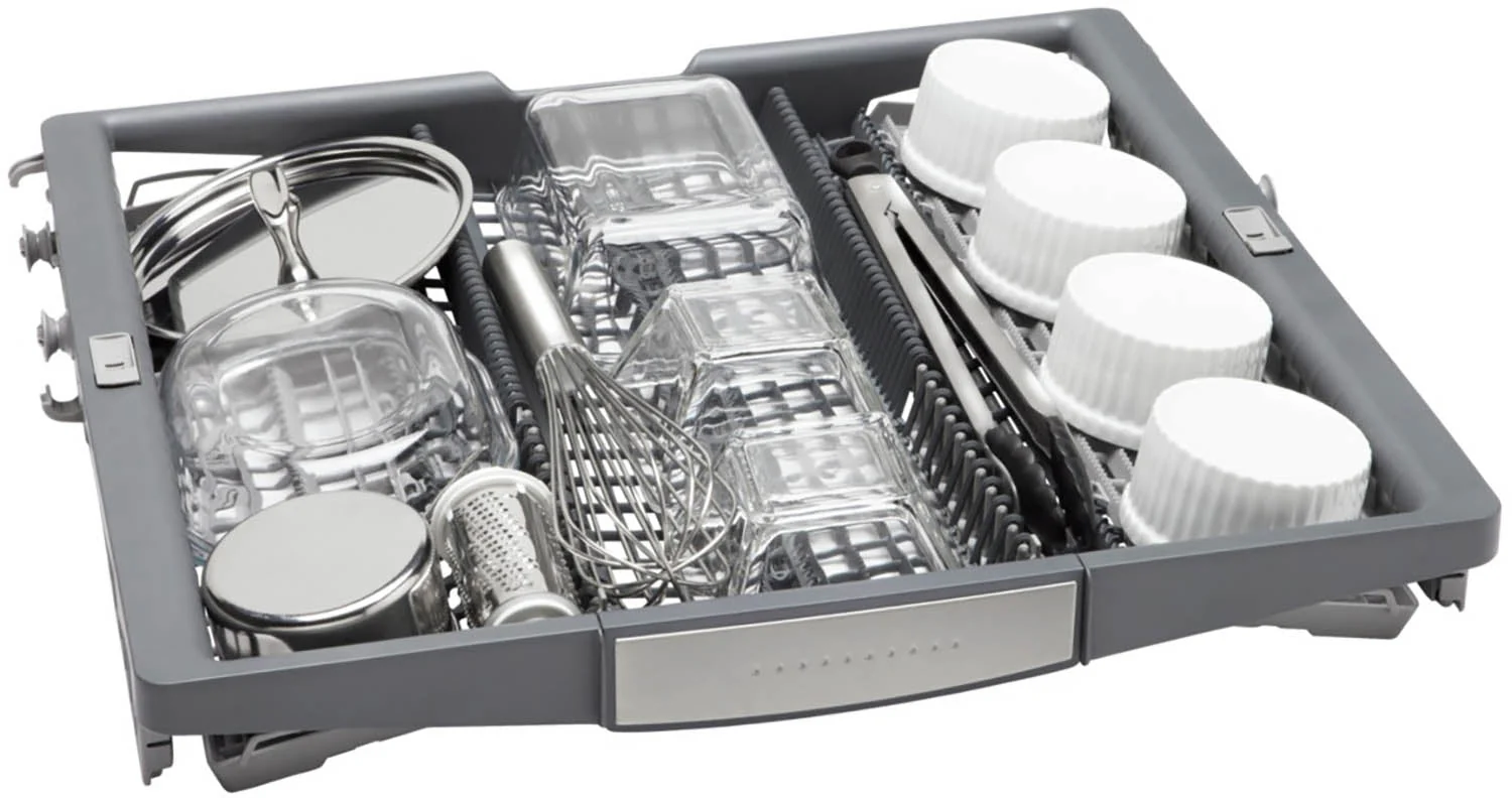 Bosch Black Stainless Steel 24" Smart Dishwasher with Home Connect, Third Rack - SHP78CM4N - Image 10