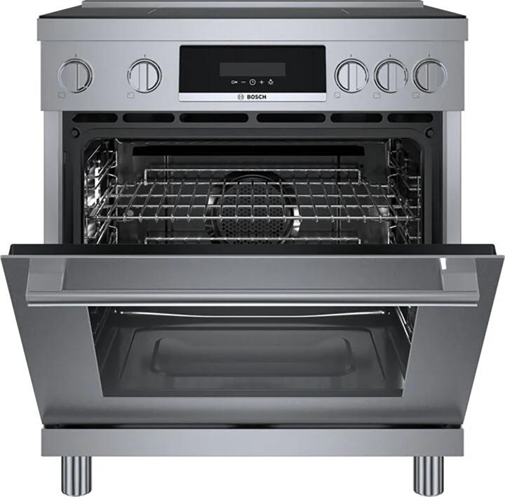 Bosch Stainless Steel 30" Industrial-Style Electric Induction Range (3.9 cu. ft.) - HIS8055C - Image 2