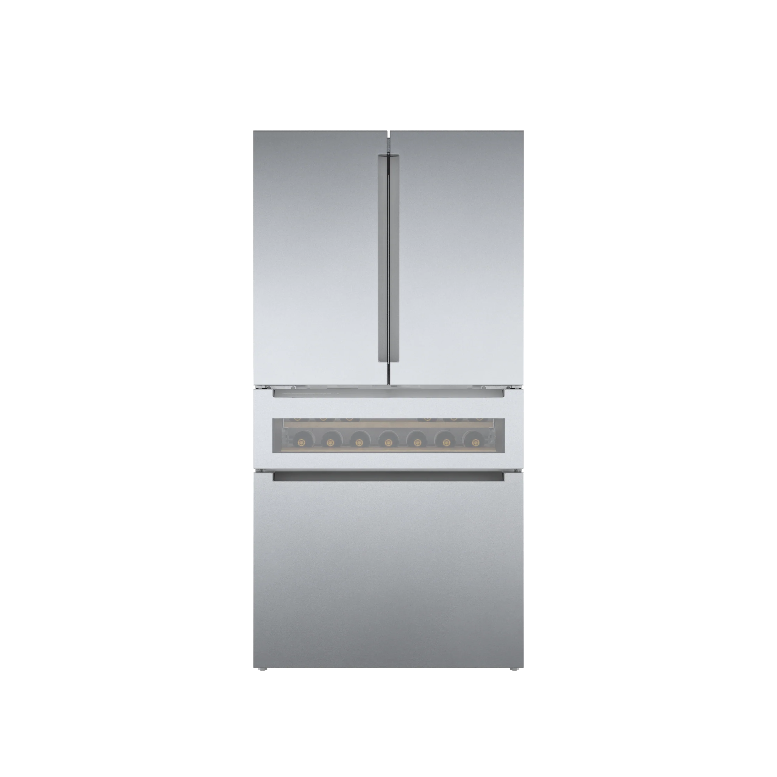Bosch Stainless Steel Counter Depth French Door Refrigerator with Wine Drawer (21.2 Cu.Ft) - B36CL81ENG