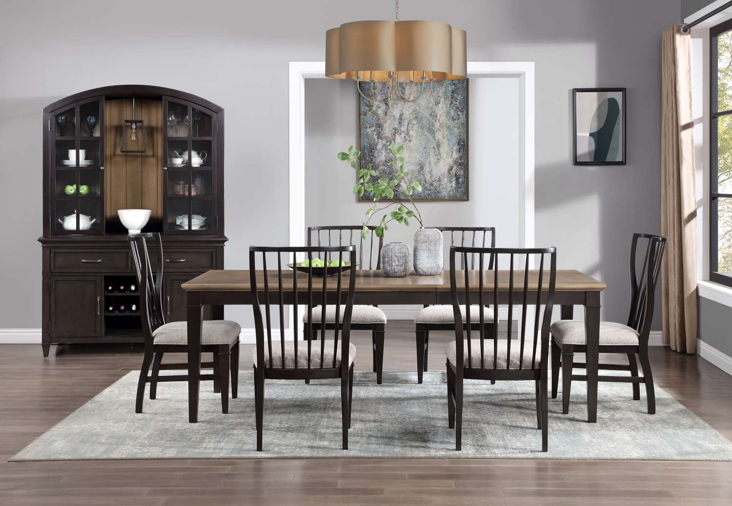 Bow River Extendable Dining Table - Oak - Image 2