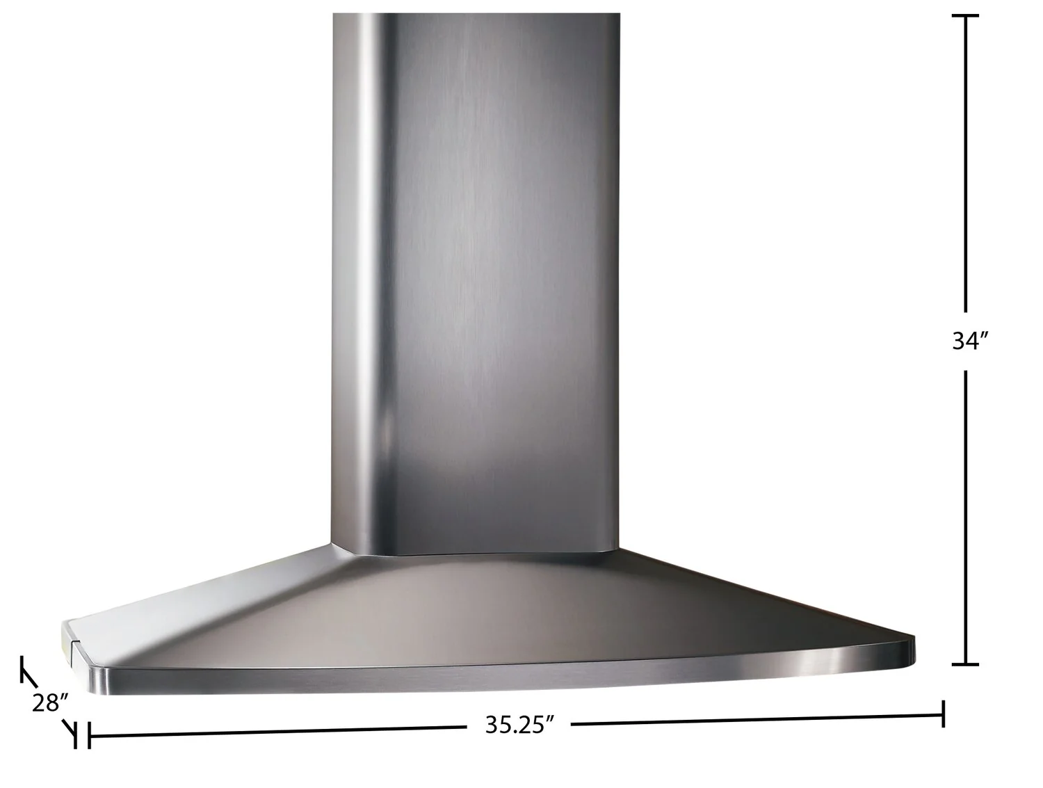 Broan 36" Island Chimney Range Hood - E5490SS - Image 3