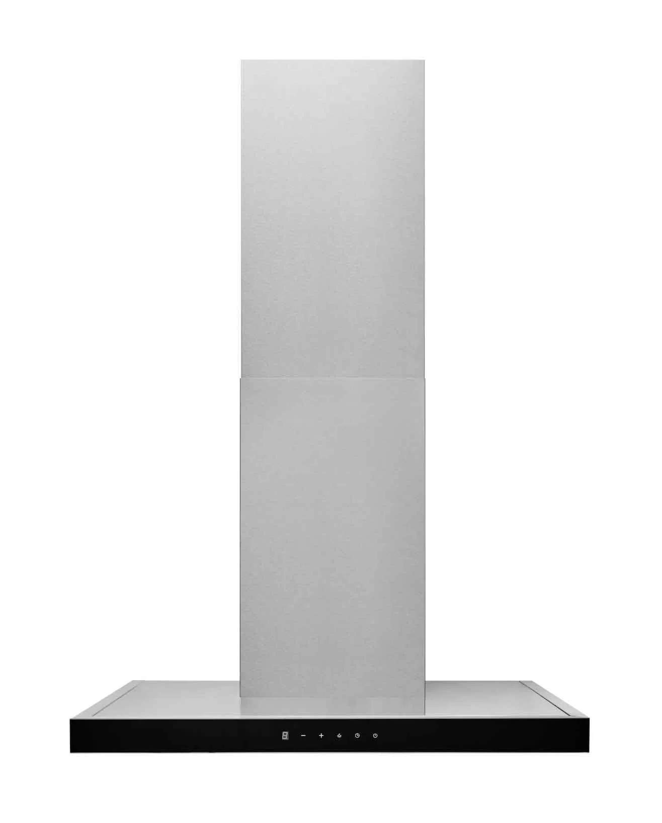 Broan Stainless Steel WITH Black Glass Panel 30" 450 CFM Designer Chimney Range Hood - BWT1304SSB - Image 2