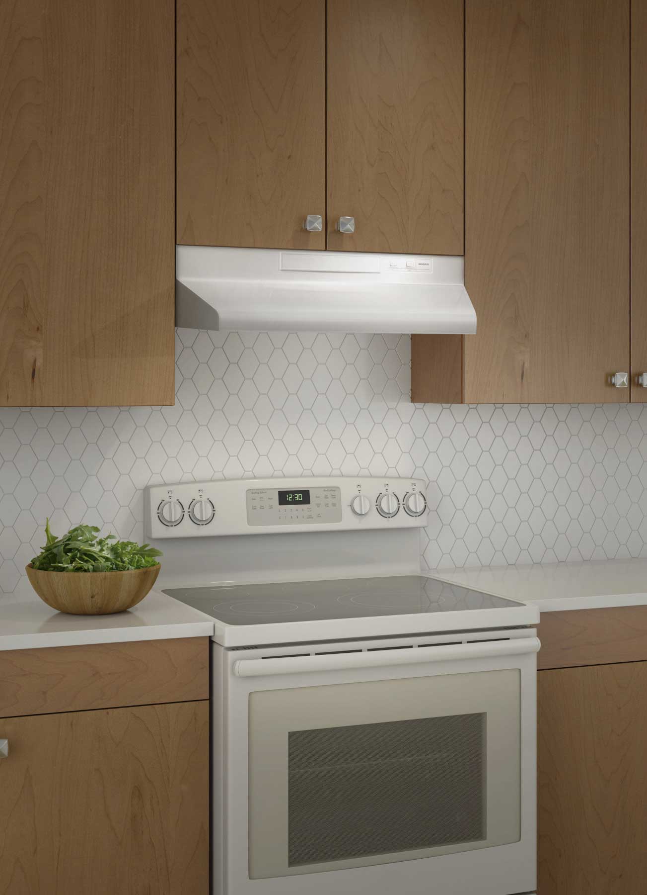 Broan White 30" 160 CFM Under-the-Cabinet Range Hood - BU230WW - Image 2