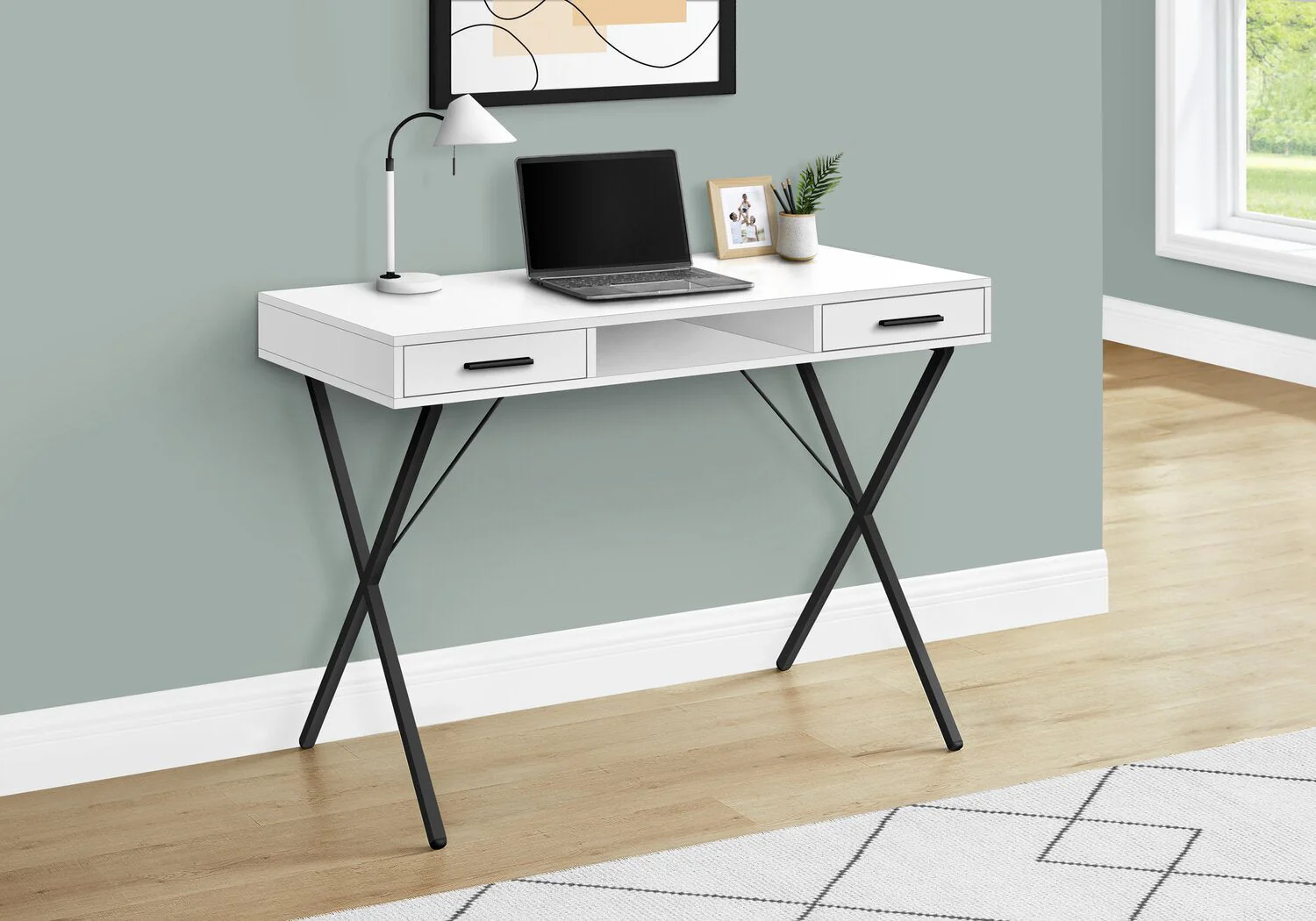 Byng Desk - White - Image 3