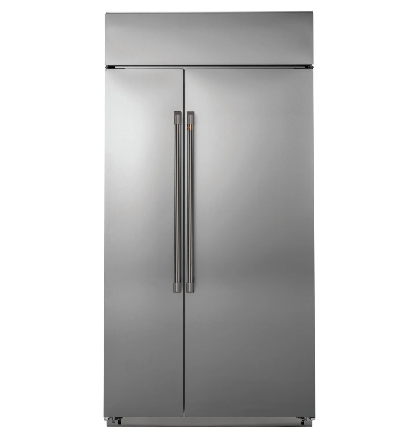 Cafe 2-Piece Handle Kit for Side-By-Side Refrigerator in Brushed Black - CXSS2H2PMBT - Image 2