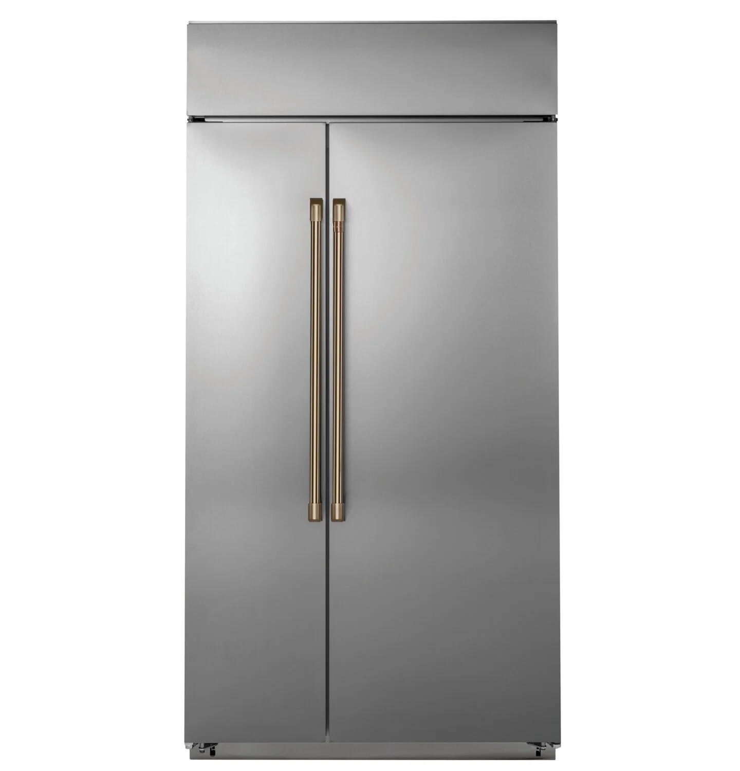 Cafe 2-Piece Handle Kit for Side-By-Side Refrigerator in Brushed Bronze - CXSS2H2PMBZ - Image 2