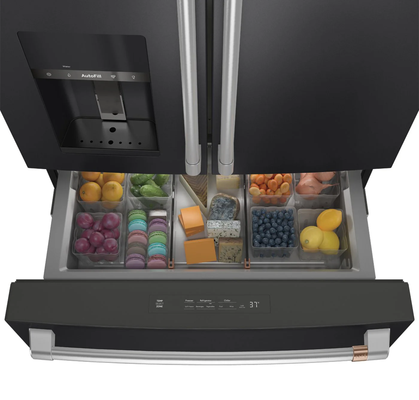 Café 27.8 Cu. Ft. 4-Door French-Door Refrigerator - CVE28DP3ND1 - Image 5